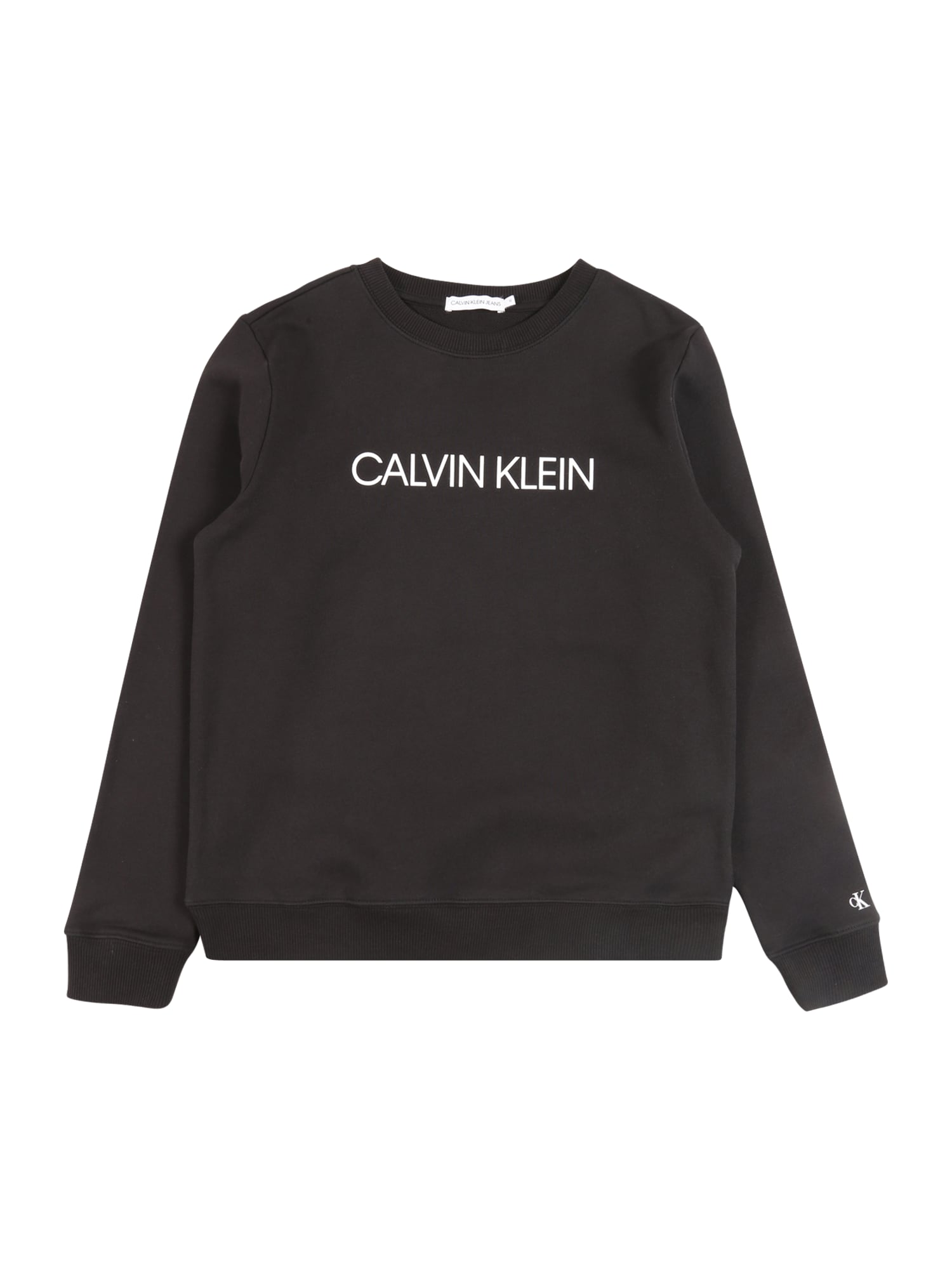 Calvin Klein Jeans Megztinis be užsegimo 'INSTITUTIONAL'  juoda