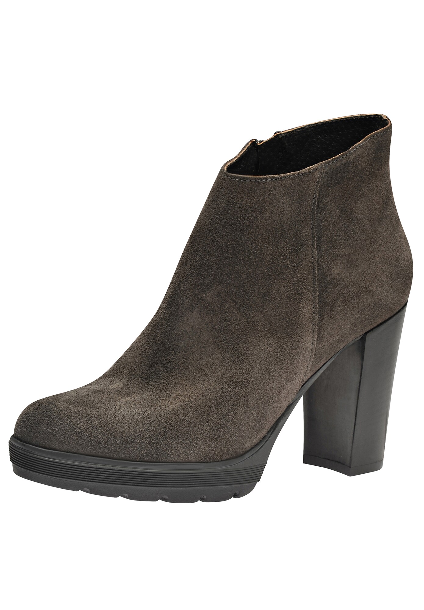 Evita Dames Enkellaarsje Donkergrijs evita kopen in de aanbieding