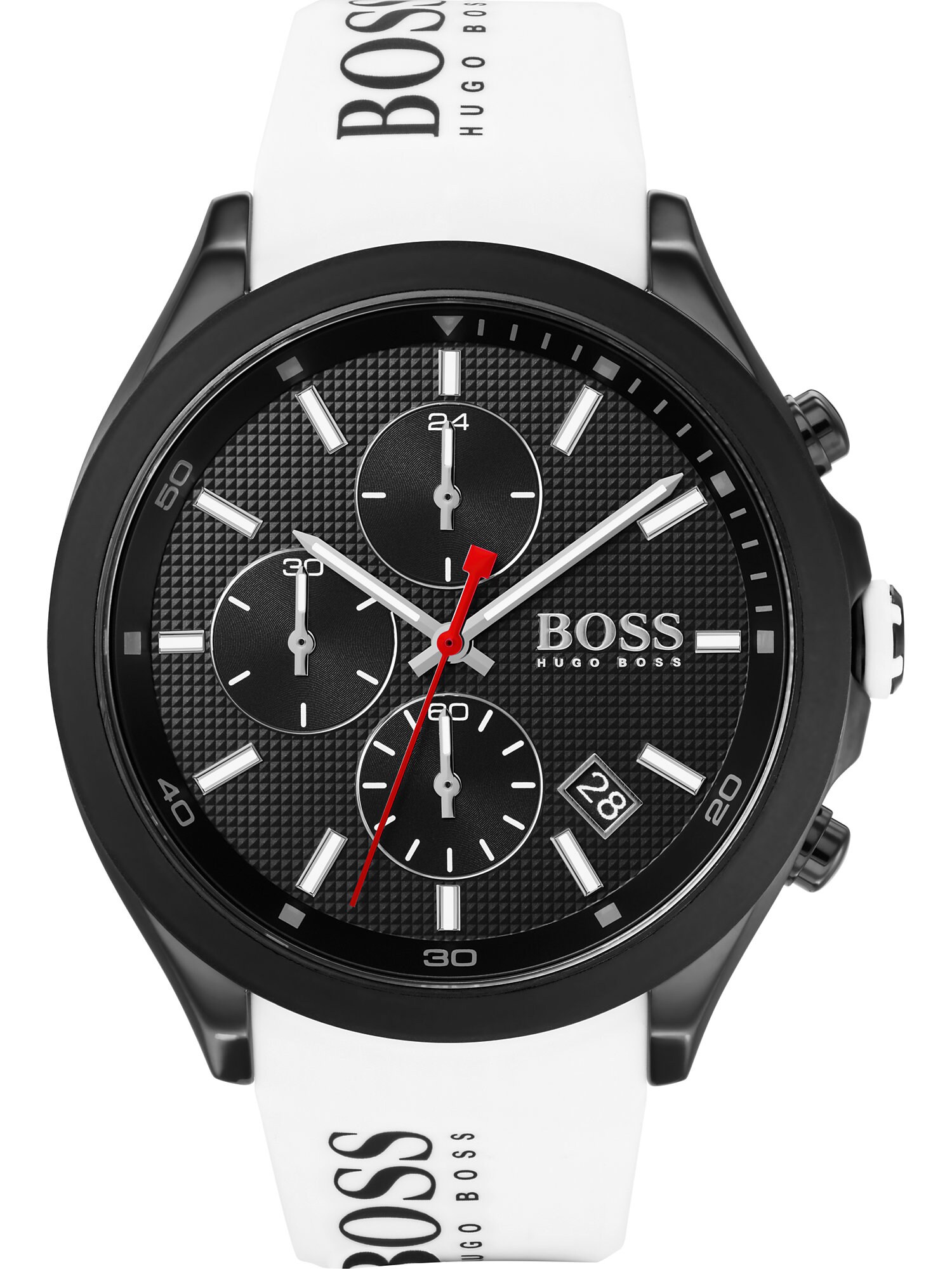 BOSS Analógové hodinky  čierna / biela