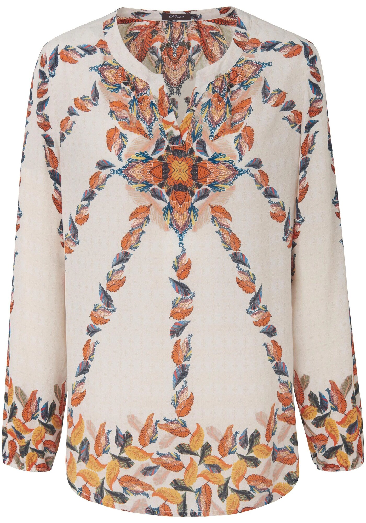 Basler Dames Blouse Gemengde Kleuren Offwhite basler kopen in de aanbieding