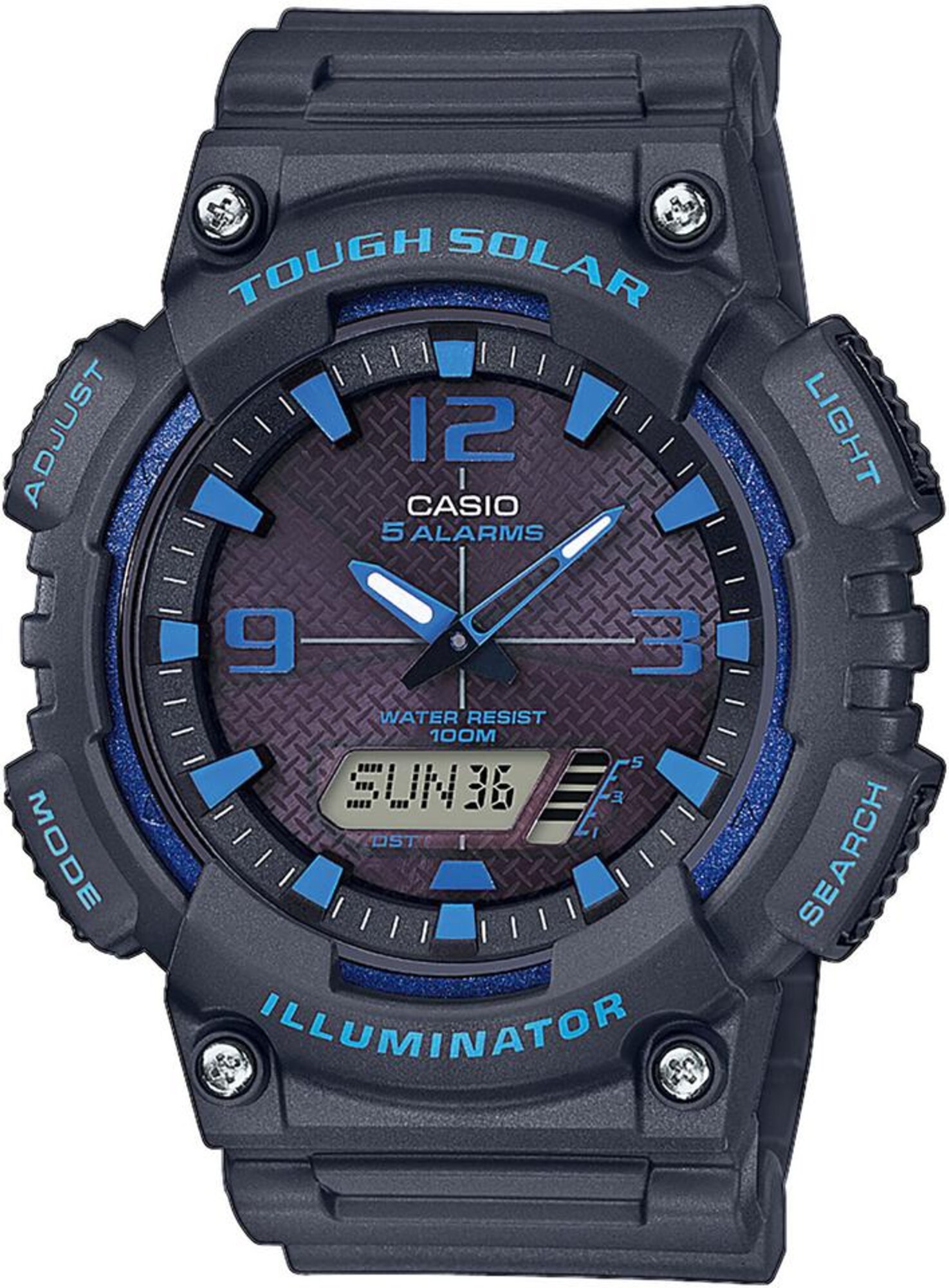 CASIO Chronograph ''''AQ-S810W-8A2VEF'''' blau / anthrazit