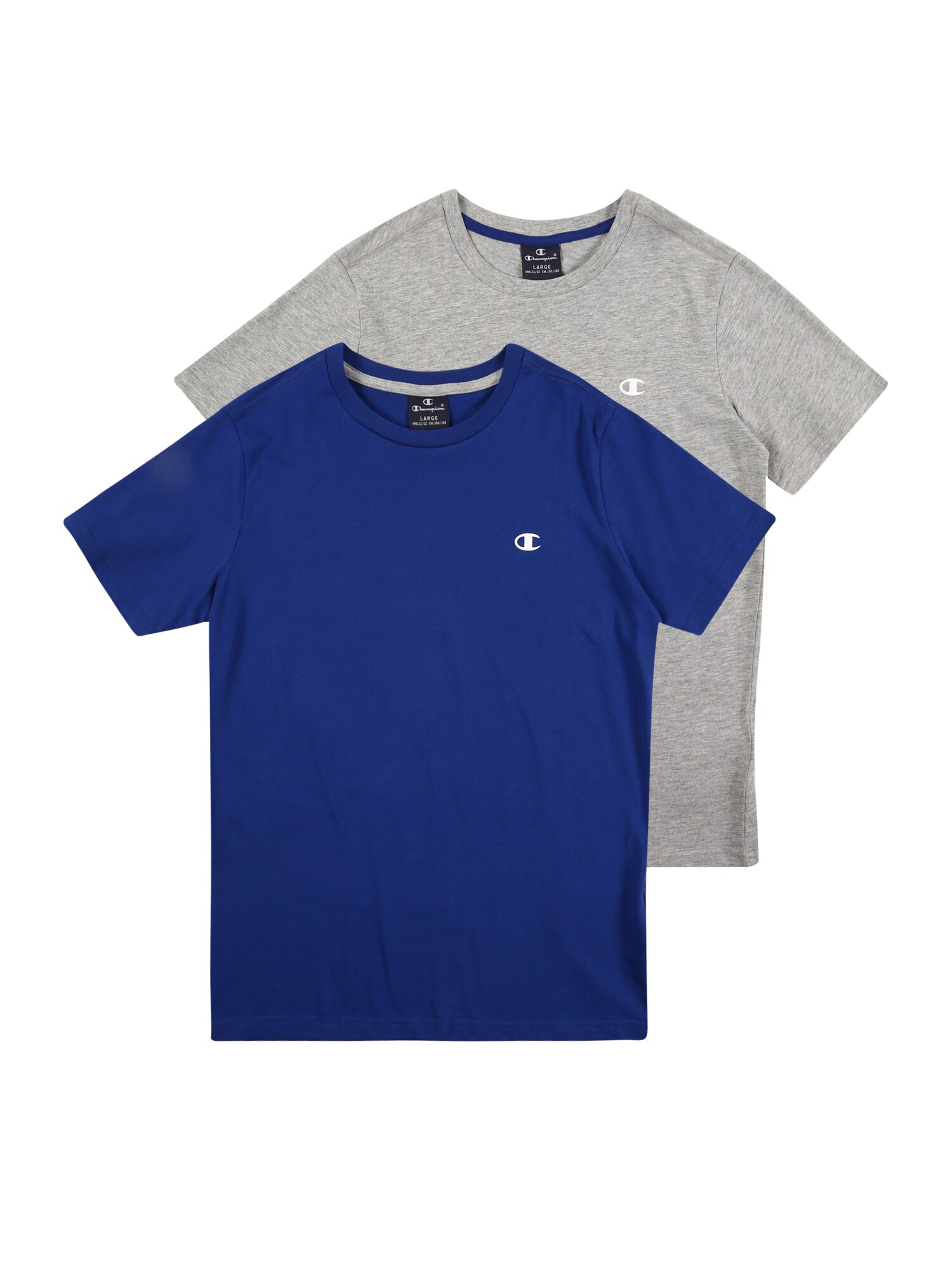 Champion Authentic Athletic Apparel Marškinėliai  sodri mėlyna („karališka“) / margai pilka