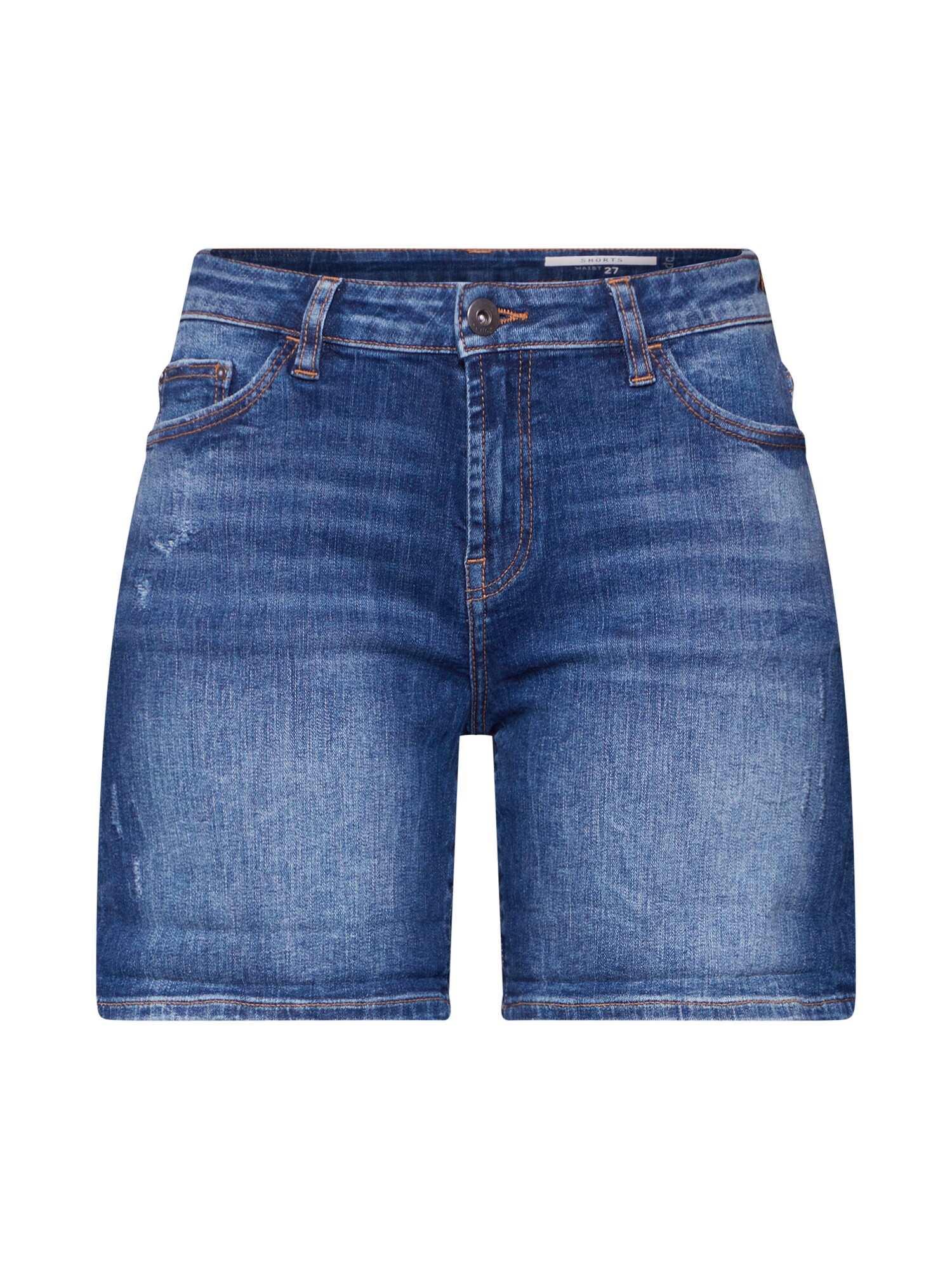 EDC BY ESPRIT Džinsai 'OCS MR Shorts'  tamsiai (džinso) mėlyna
