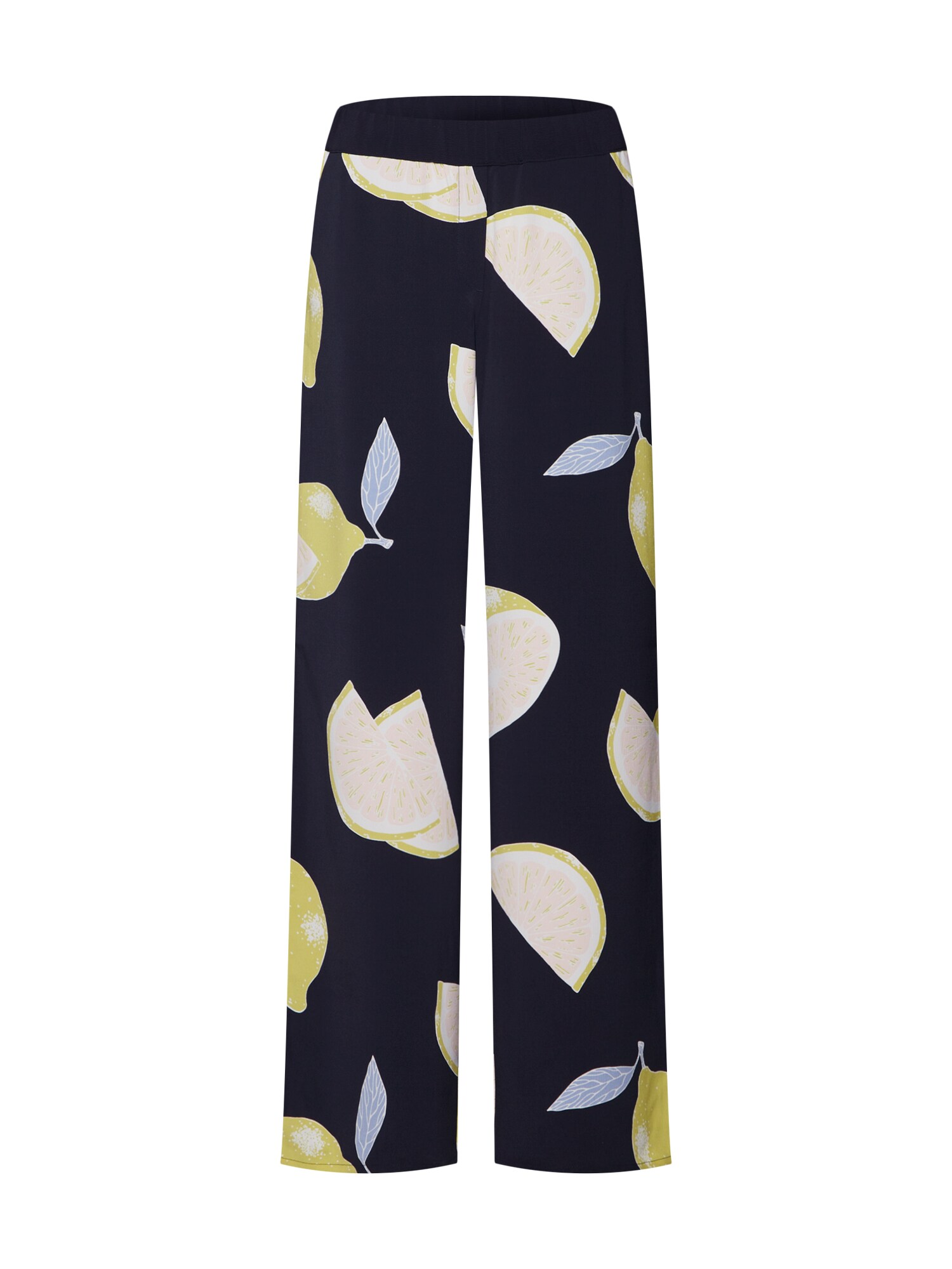 Soliver Black Label Dames Broek Blauw Gemengde Kleuren soliver black label kopen in de aanbieding