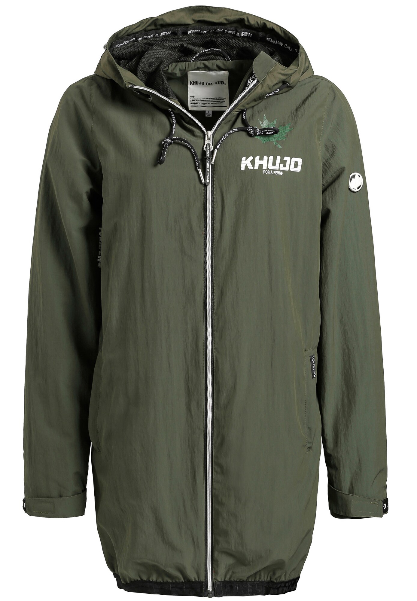 Khujo Dames Tussenjas Nixie Kaki Wit khujo kopen in de aanbieding