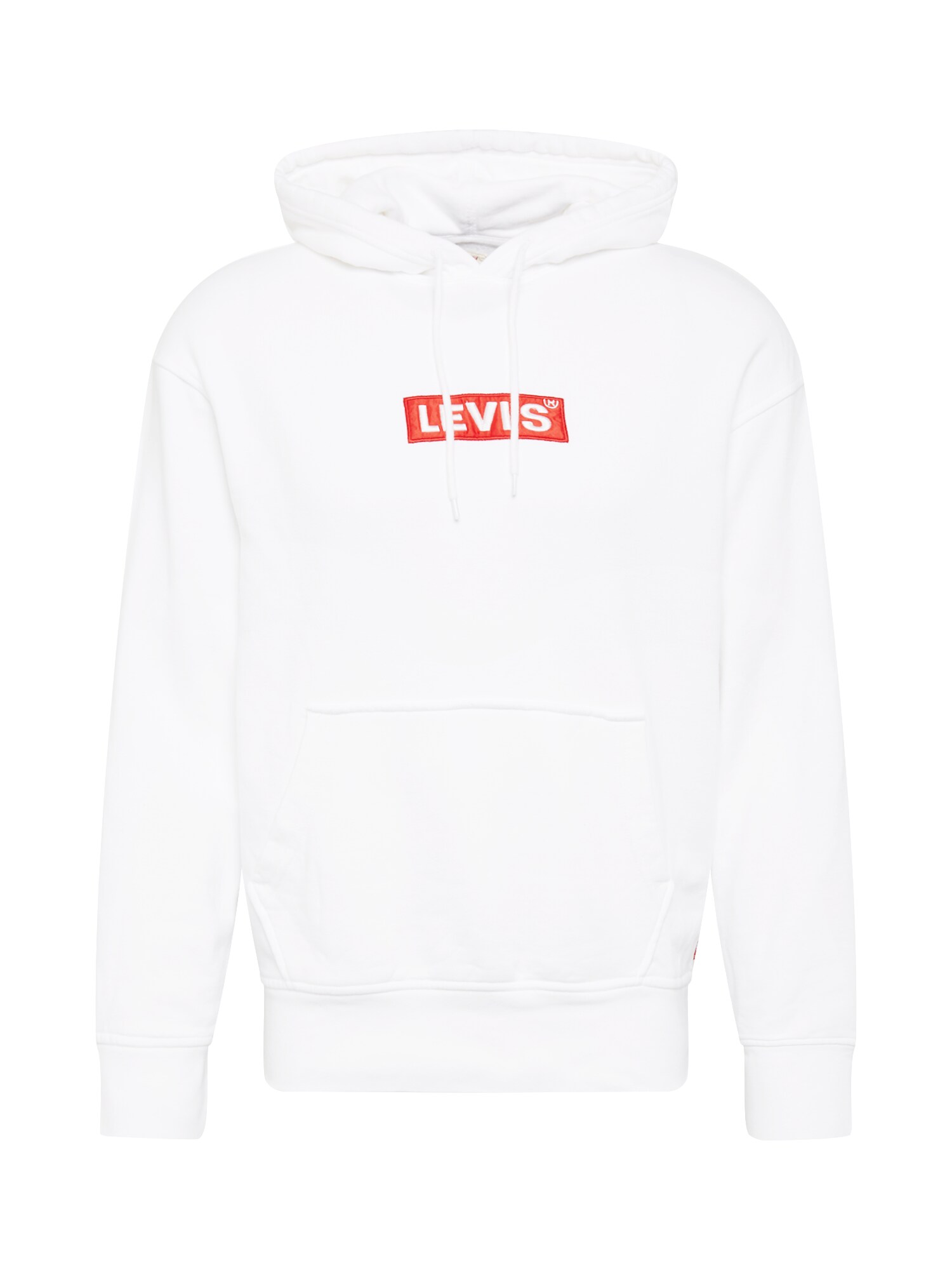 LEVI'S Megztinis be užsegimo 'Justin Timberlake'  balta / raudona