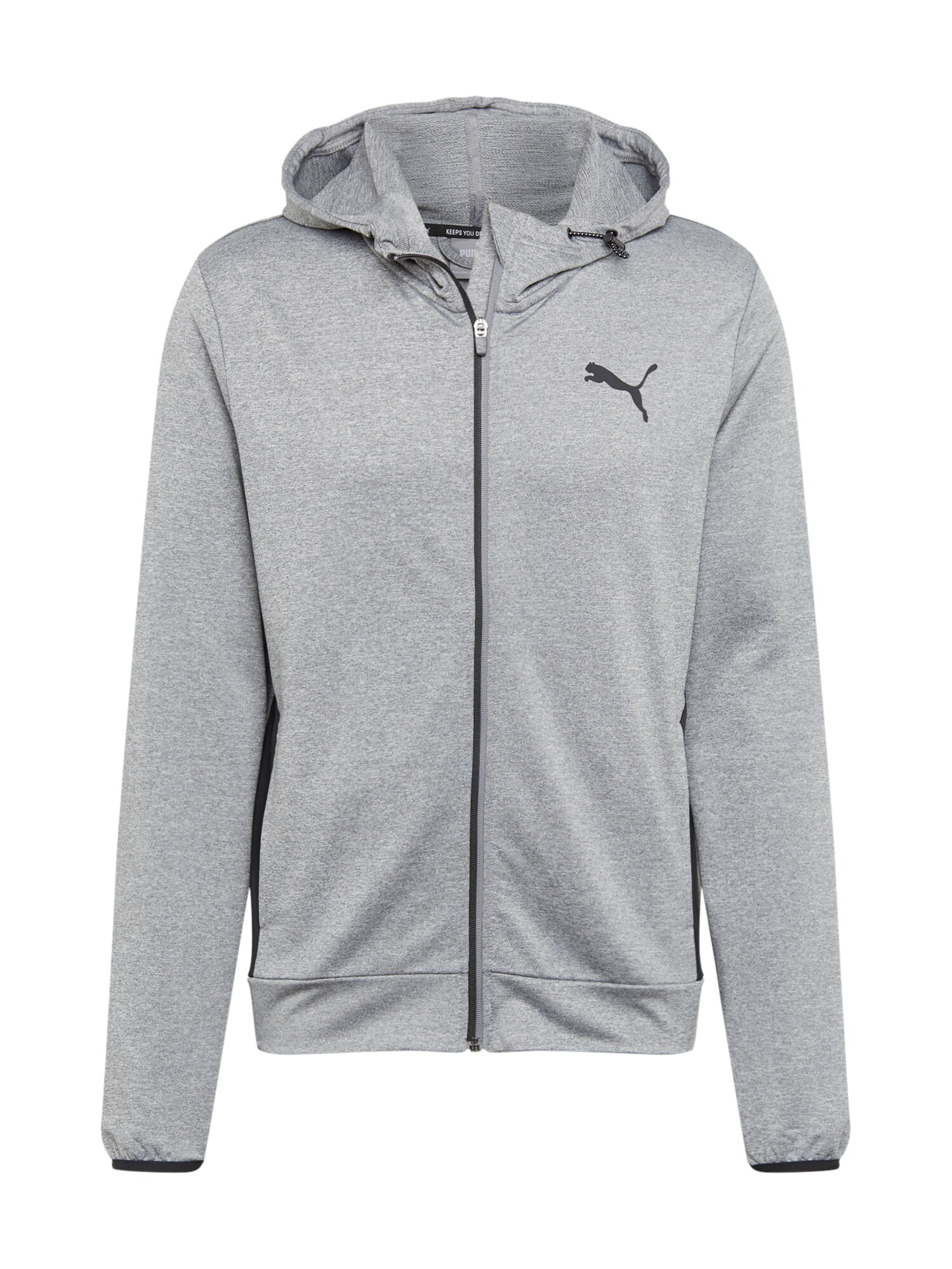 PUMA Sportinė striukė  margai pilka