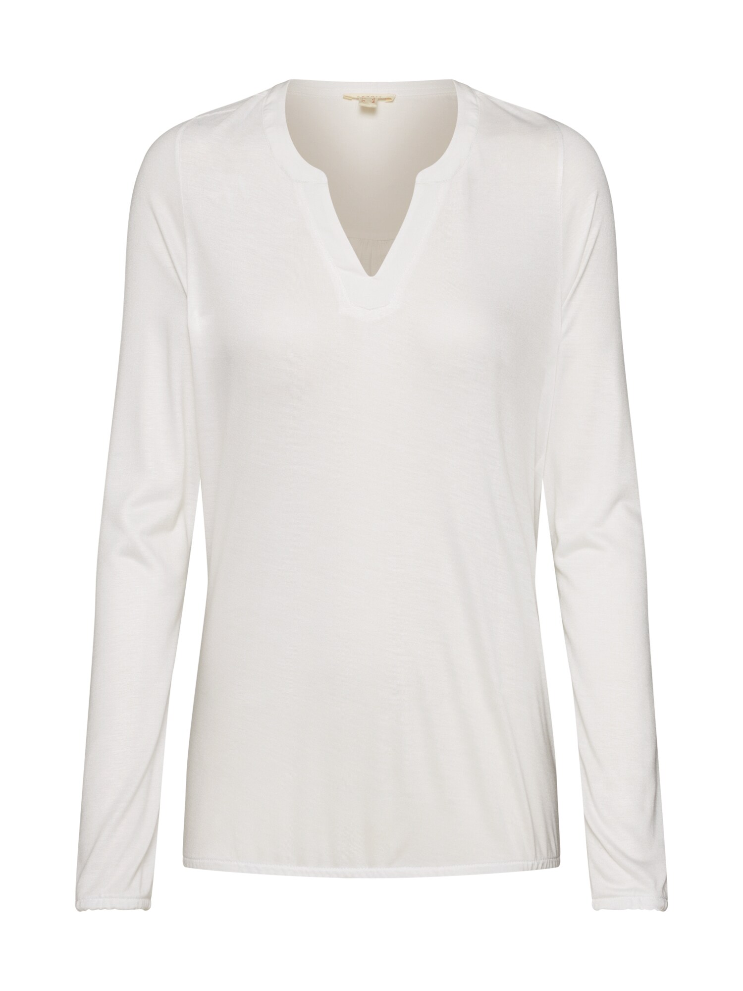 Esprit Dames Shirt Henley Co Tee Offwhite esprit kopen in de aanbieding