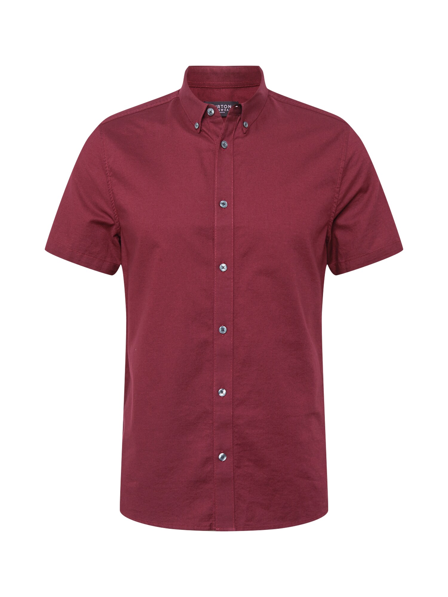 BURTON MENSWEAR LONDON Dalykiniai marškiniai 'OXFORD'  burgundiško vyno spalva