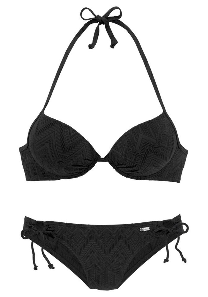 BUFFALO Bikini Damen Größe XXS/XS schwarz