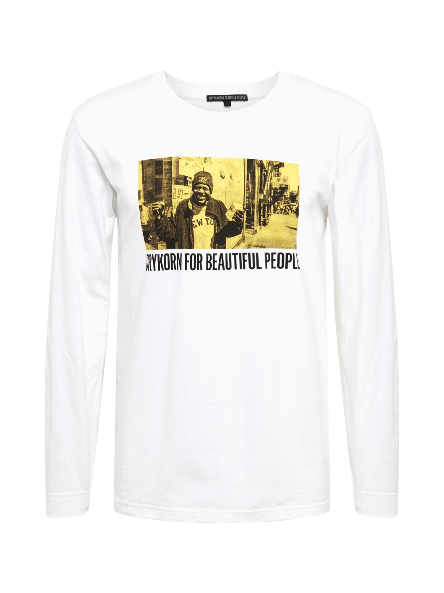 Drykorn Heren Shirt Kodi Gemengde Kleuren Wit drykorn kopen in de aanbieding