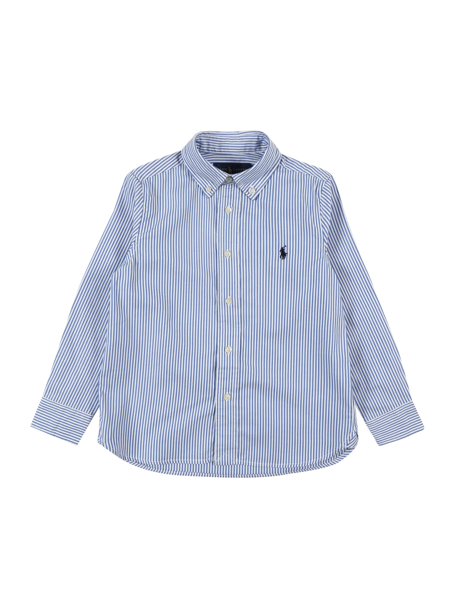 POLO RALPH LAUREN Camisa  branco / azul claro