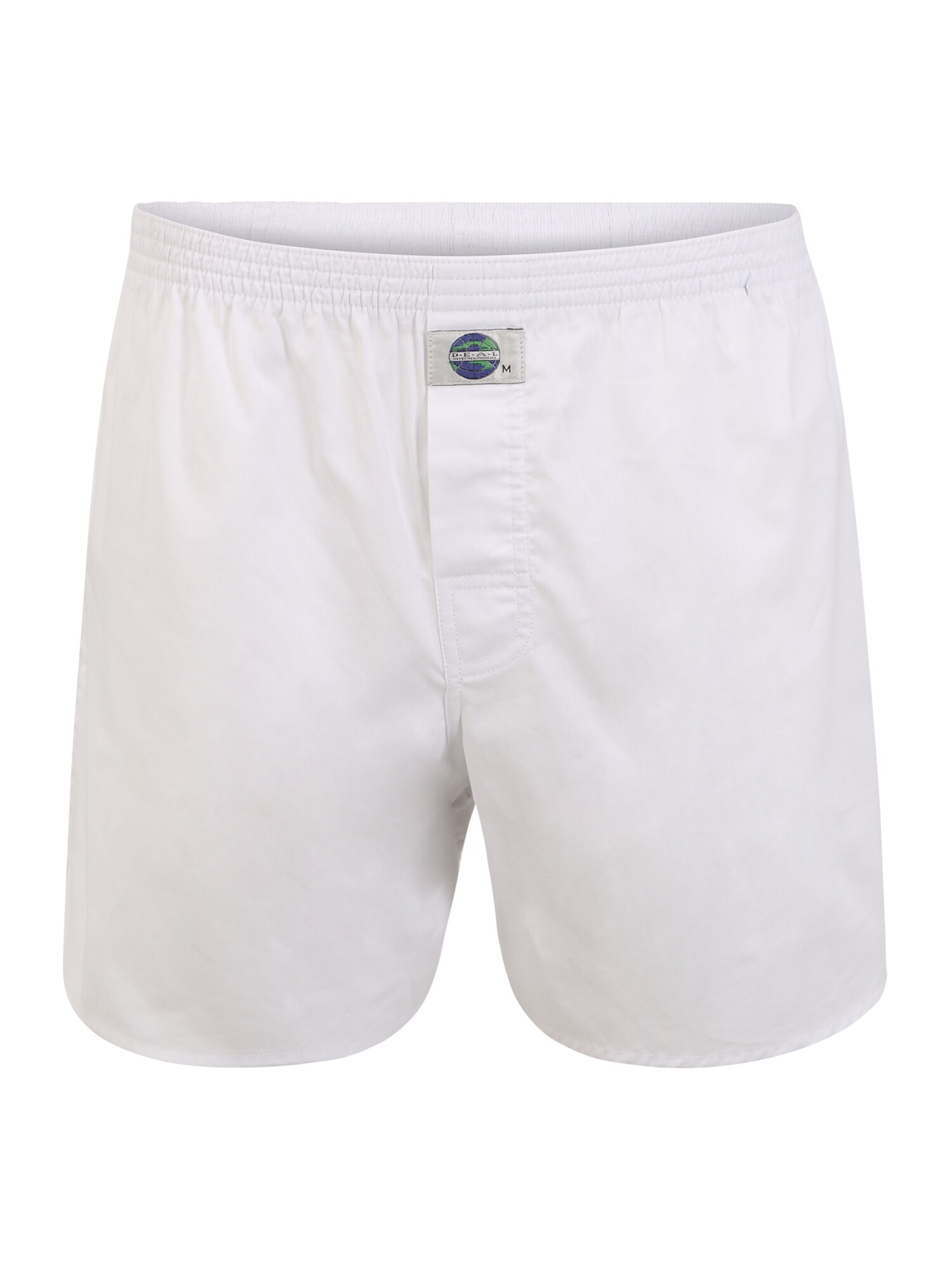 D.E.A.L International Boxer trumpikės 'Chambray' balta