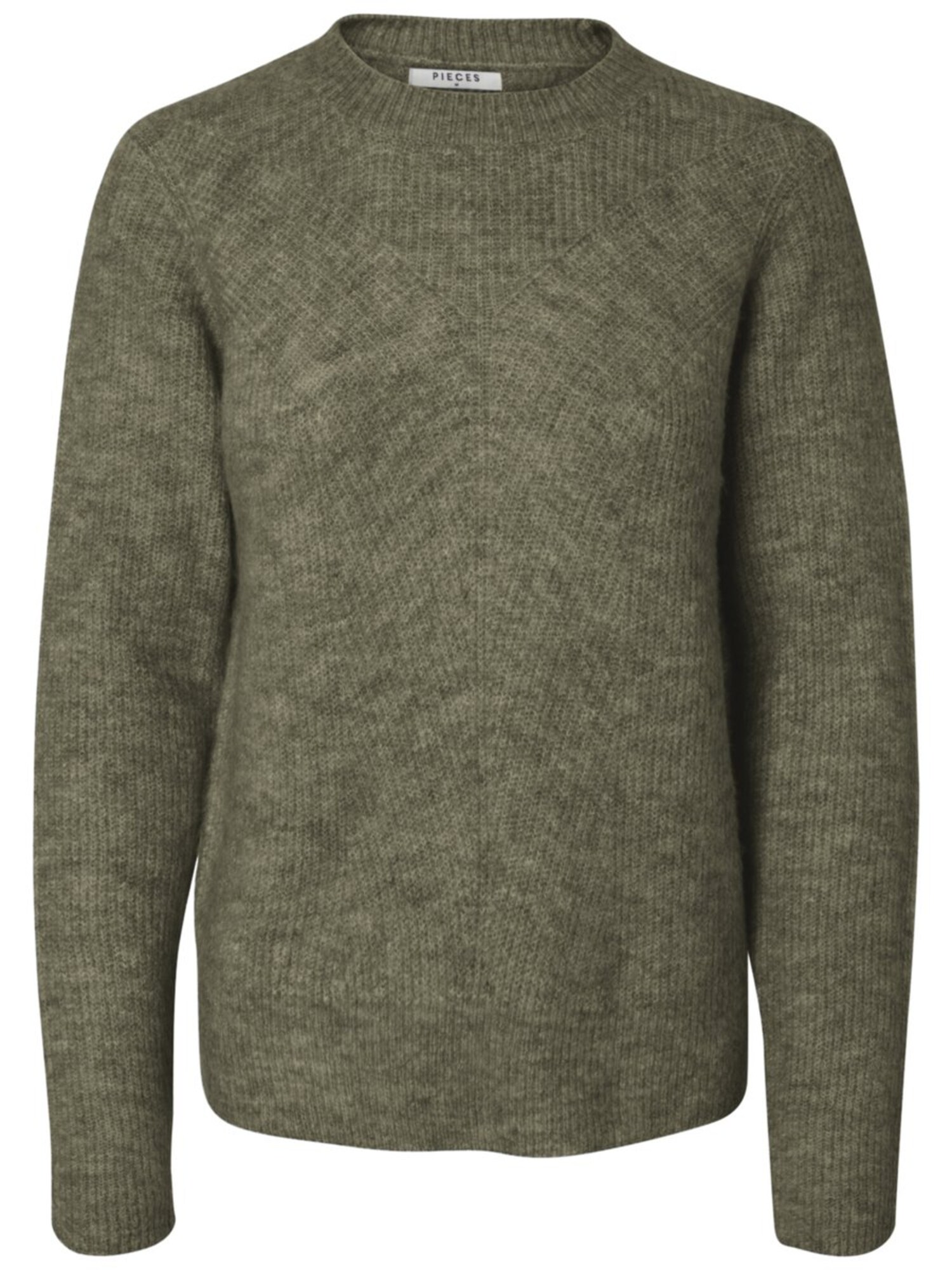 Pieces Dames Trui Olijfgroen pieces kopen in de aanbieding