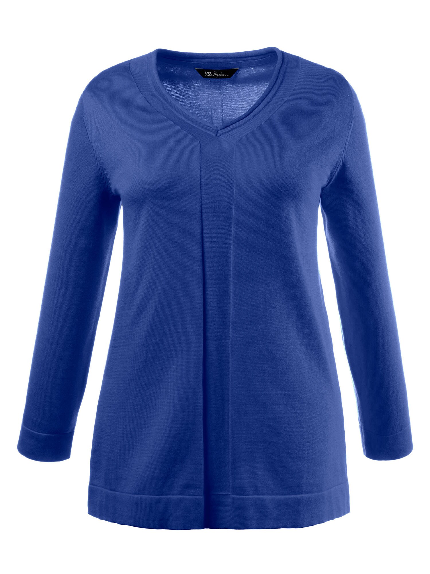 Ulla Popken Dames Trui Blauw ulla popken kopen in de aanbieding