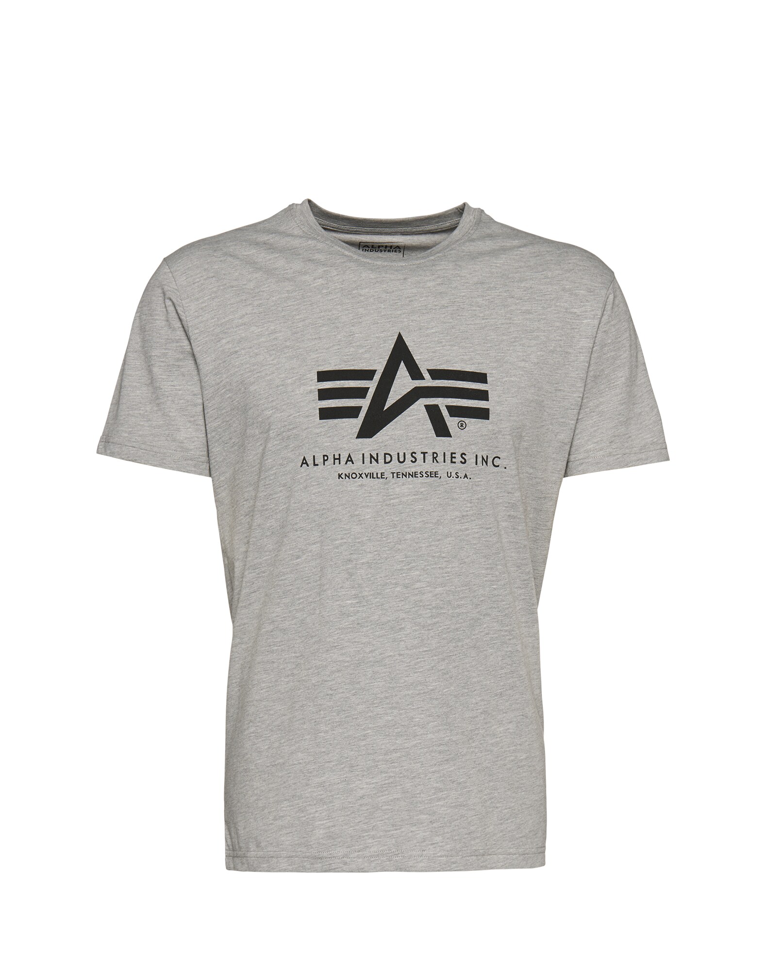 ALPHA INDUSTRIES Marškinėliai  margai pilka
