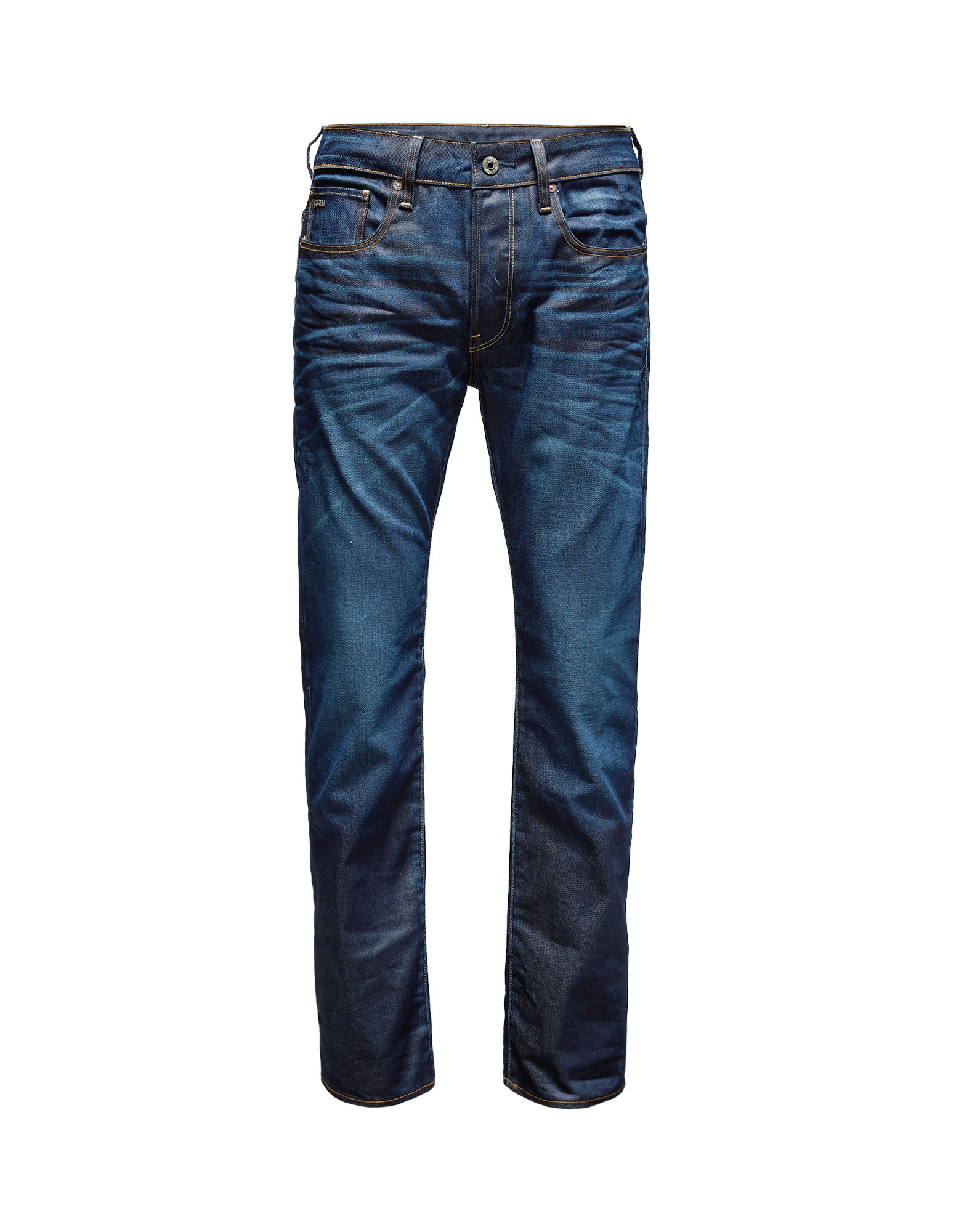 G-Star RAW Calças de ganga '3301 Straight'  azul escuro