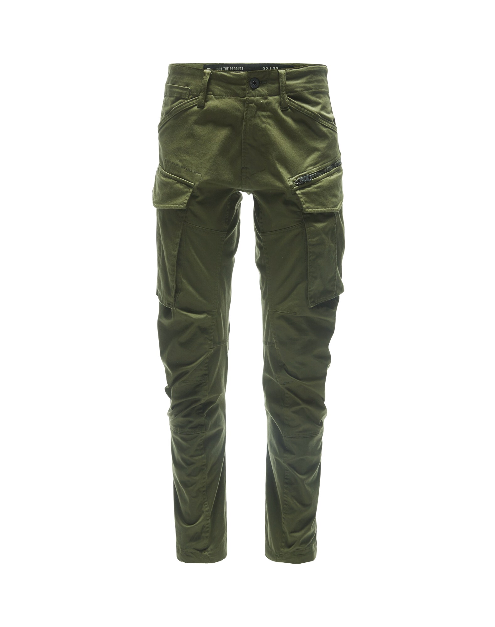 G-Star RAW Laisvo stiliaus kelnės 'Rovic 3D Tapered'  tamsiai žalia