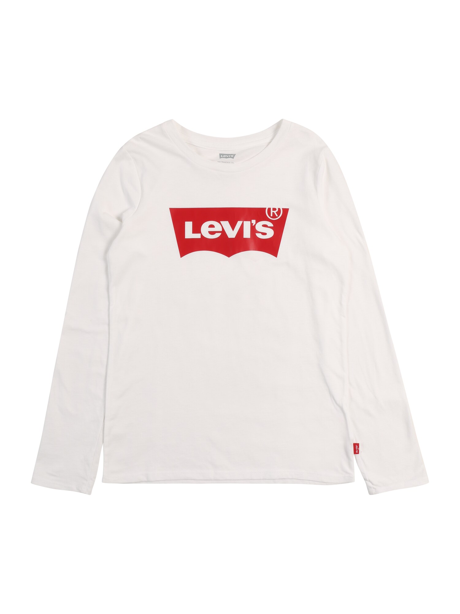 Levis Kids Tricou  roșu carmin / alb