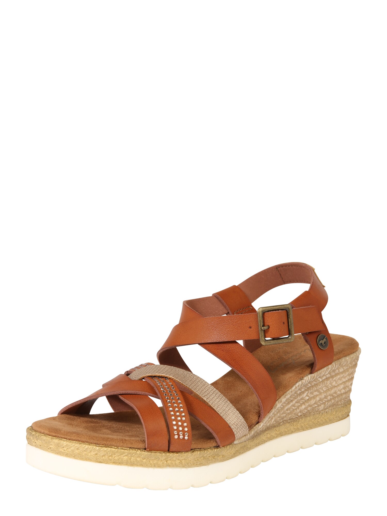 Mustang Dames Sandaal 1317803 Kastanjebruin mustang kopen in de aanbieding