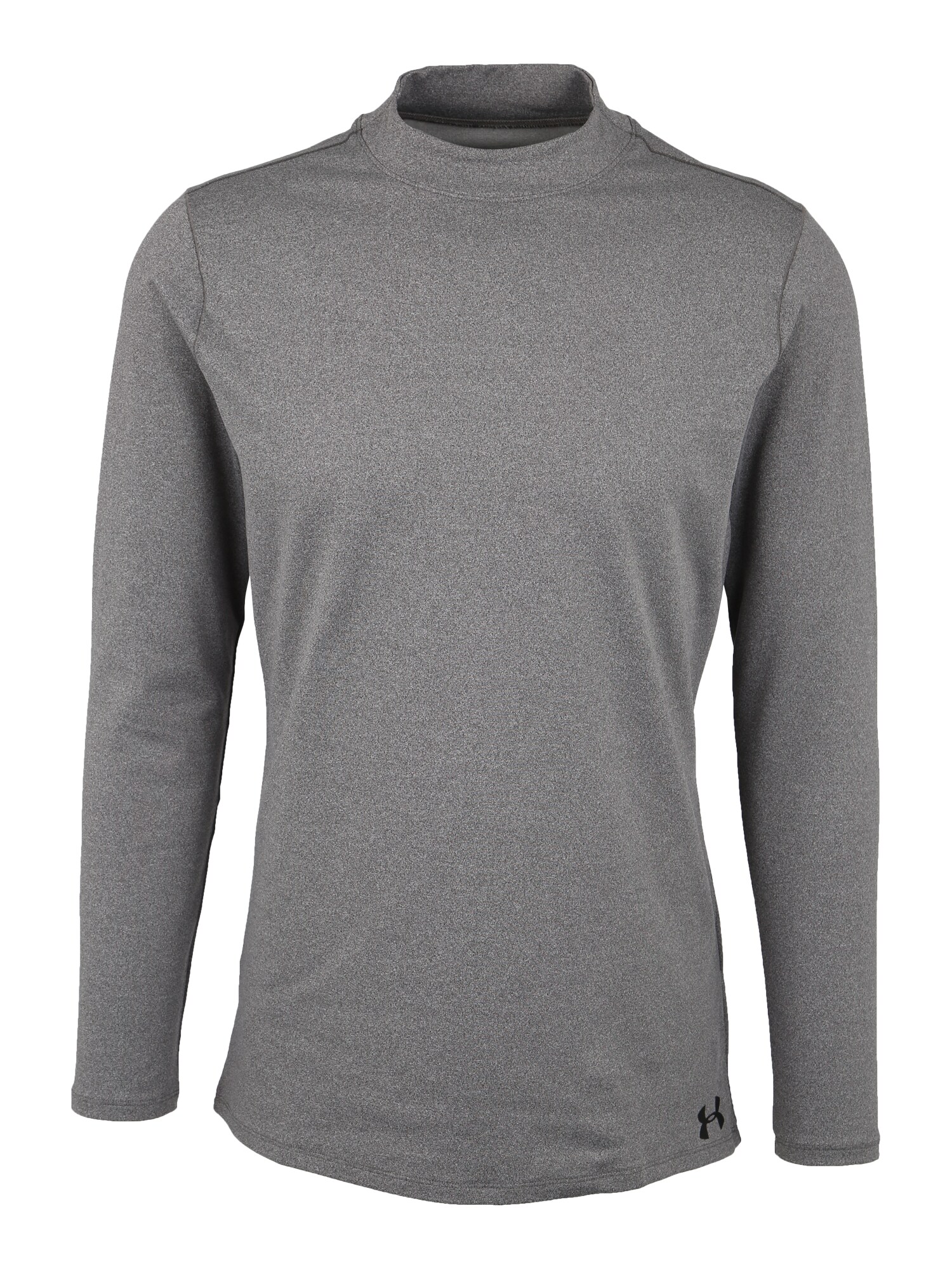 Under Armour Heren Functioneel Shirt Mock Grijs Gemeleerd under armour kopen in de aanbieding