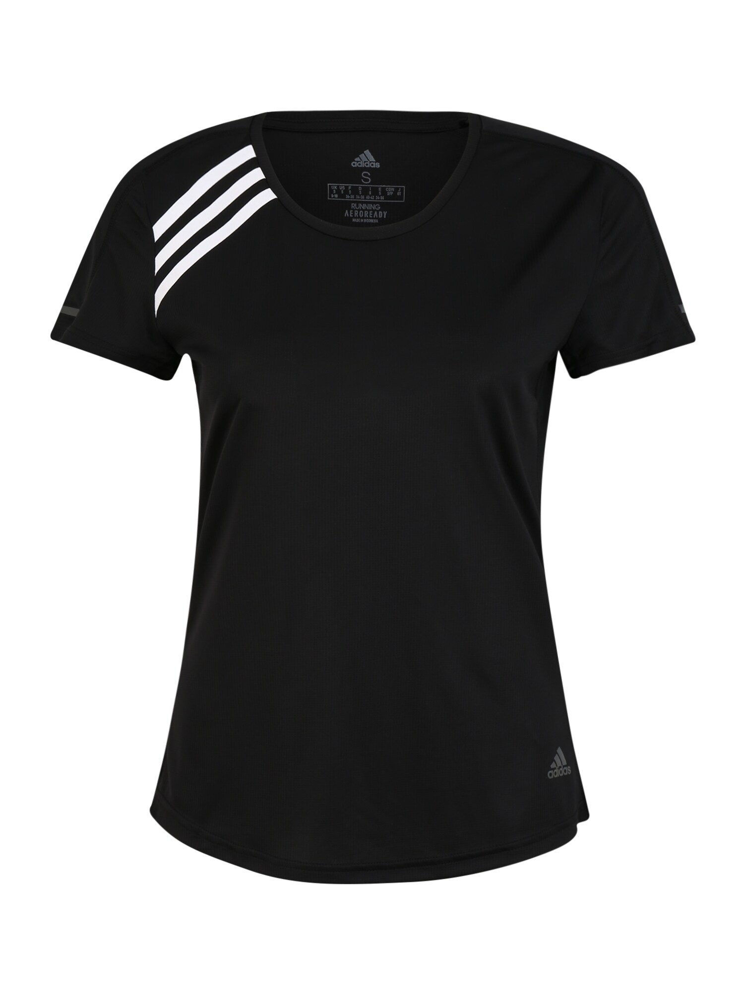 ADIDAS PERFORMANCE Sportiniai marškinėliai  balta / juoda / pilka