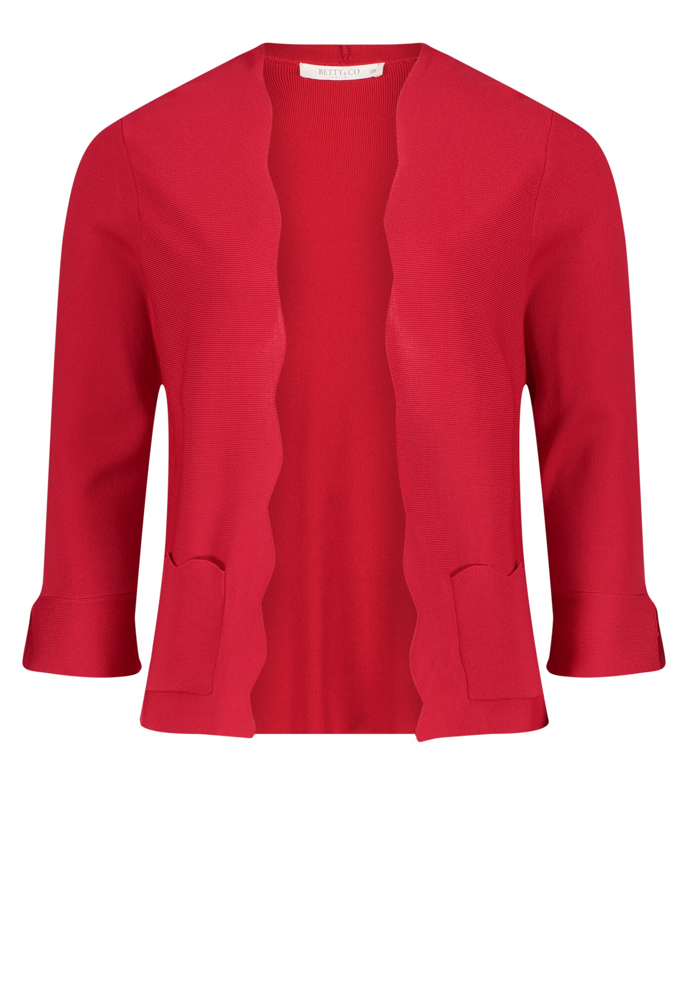 Betty Co Dames Gebreid Vest Cranberry betty co kopen in de aanbieding