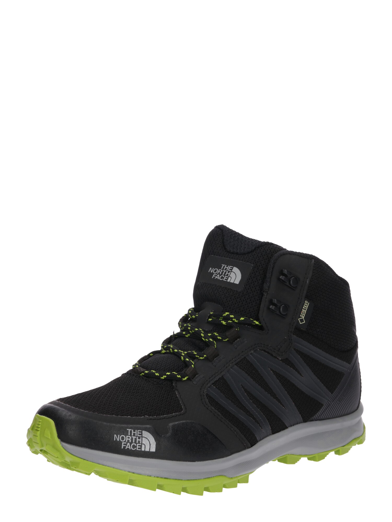 The North Face Heren Sportschoen Litewave Fastpack Mid Gtx Graphic Groen Zwart the north face kopen in de aanbieding