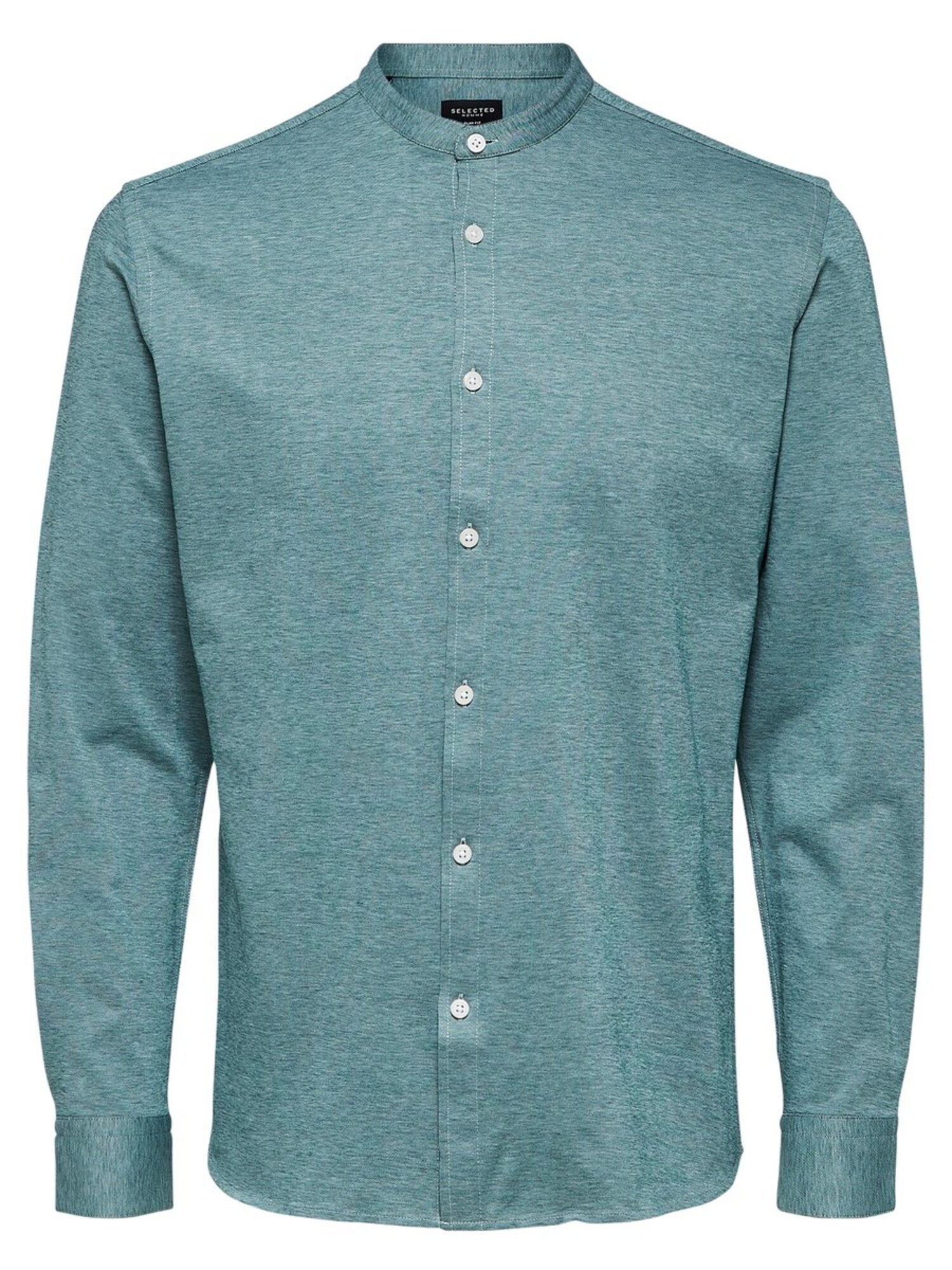 Selected Homme Heren Overhemd Jade Groen selected homme kopen in de aanbieding