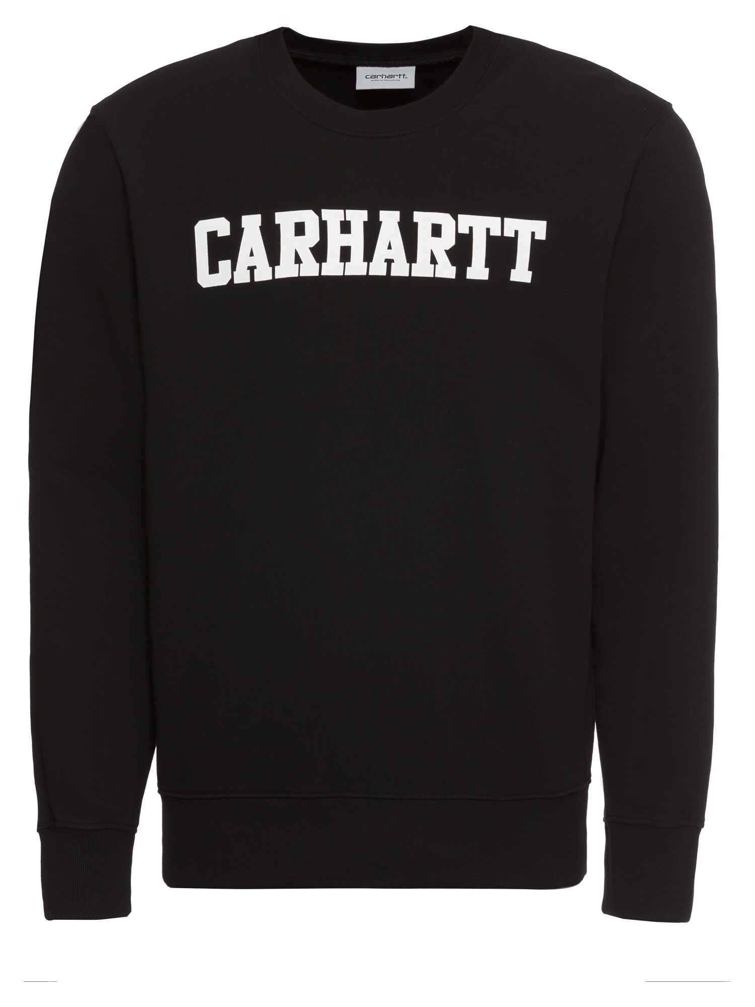Carhartt Wip Heren Sweatshirt College Zwart Wit carhartt wip kopen in de aanbieding