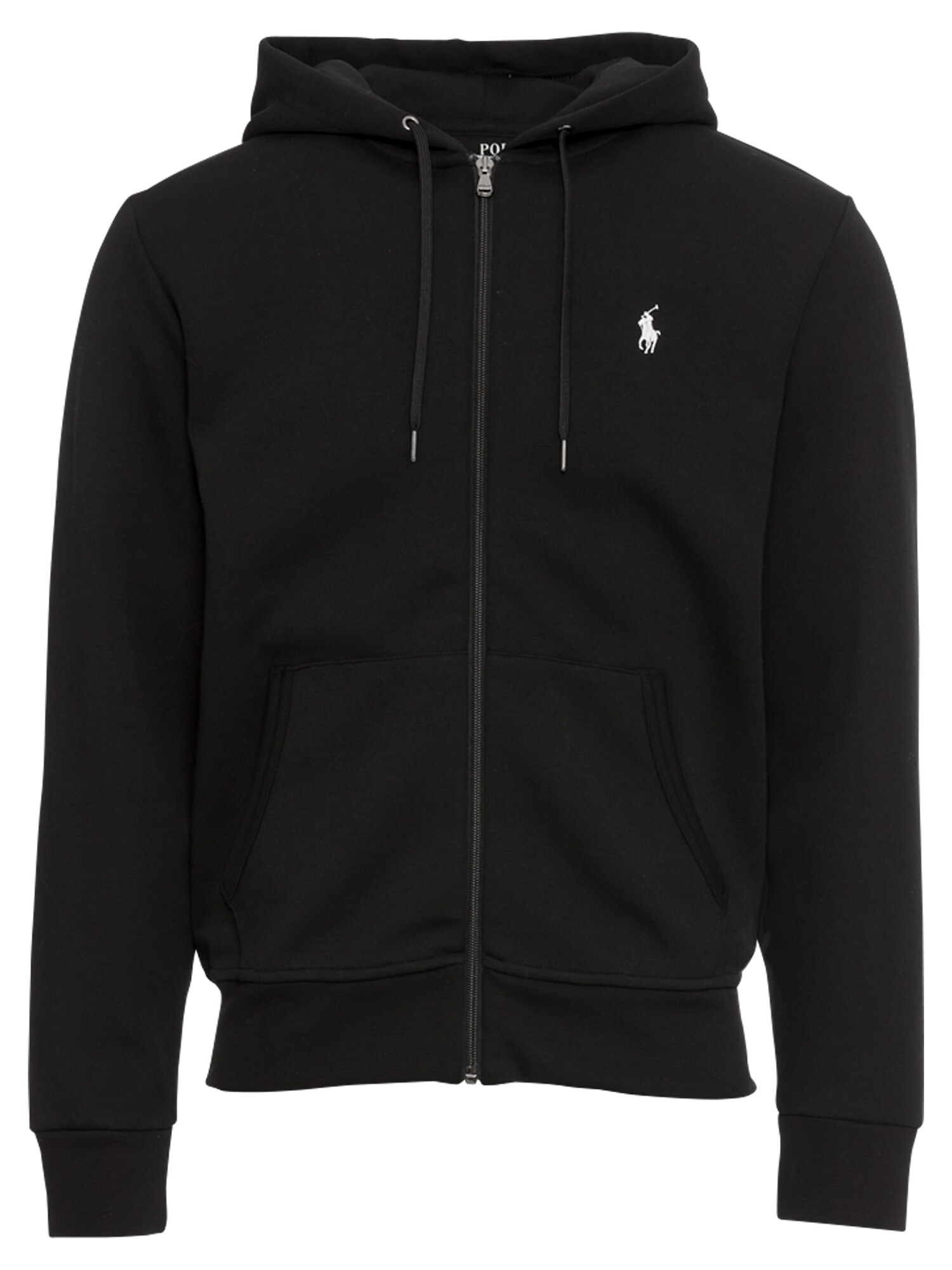 POLO RALPH LAUREN Megztinis be užsegimo 'LSFZHOODM1-LONG SLEEVE-KNIT'  juoda