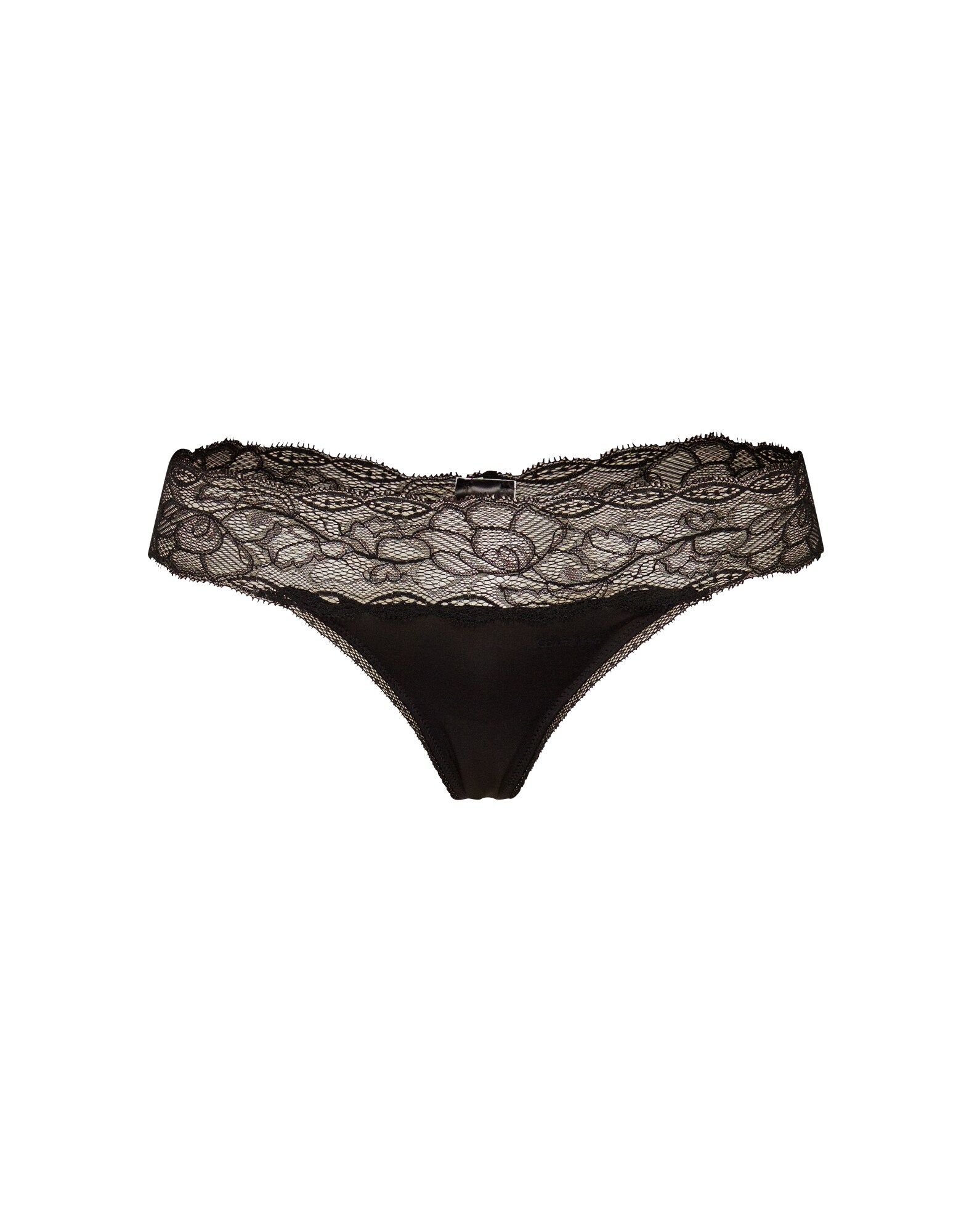 Calvin Klein Underwear Siaurikės 'Thong'  juoda