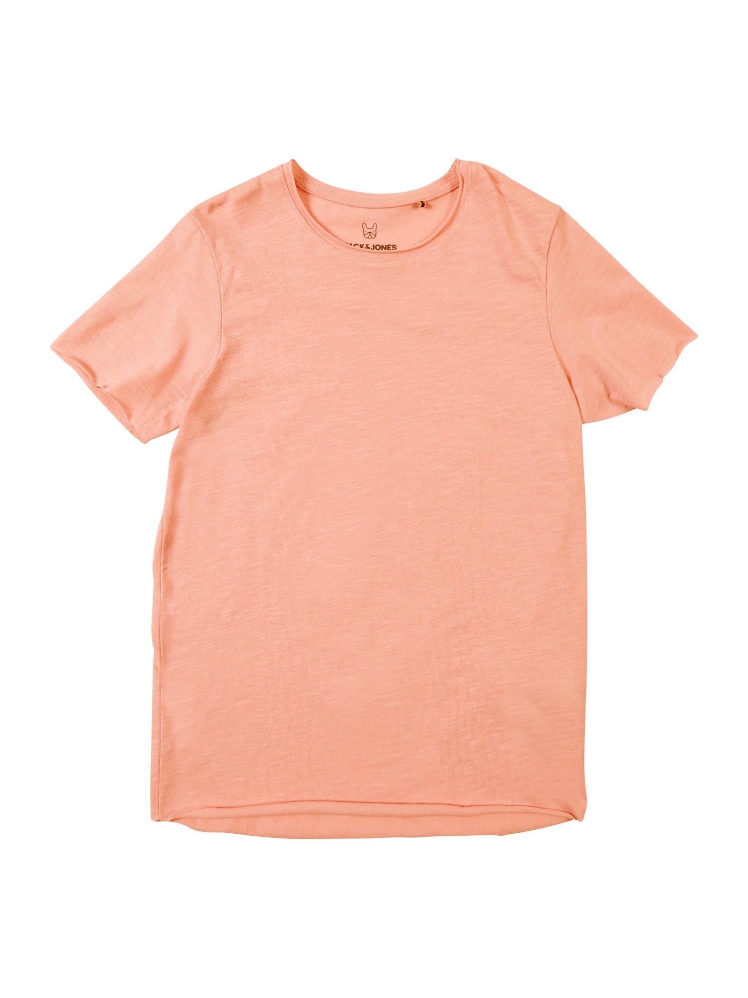 Jack Jones Junior Jongens Shirt Bas Zalm Roze jack jones junior kopen in de aanbieding
