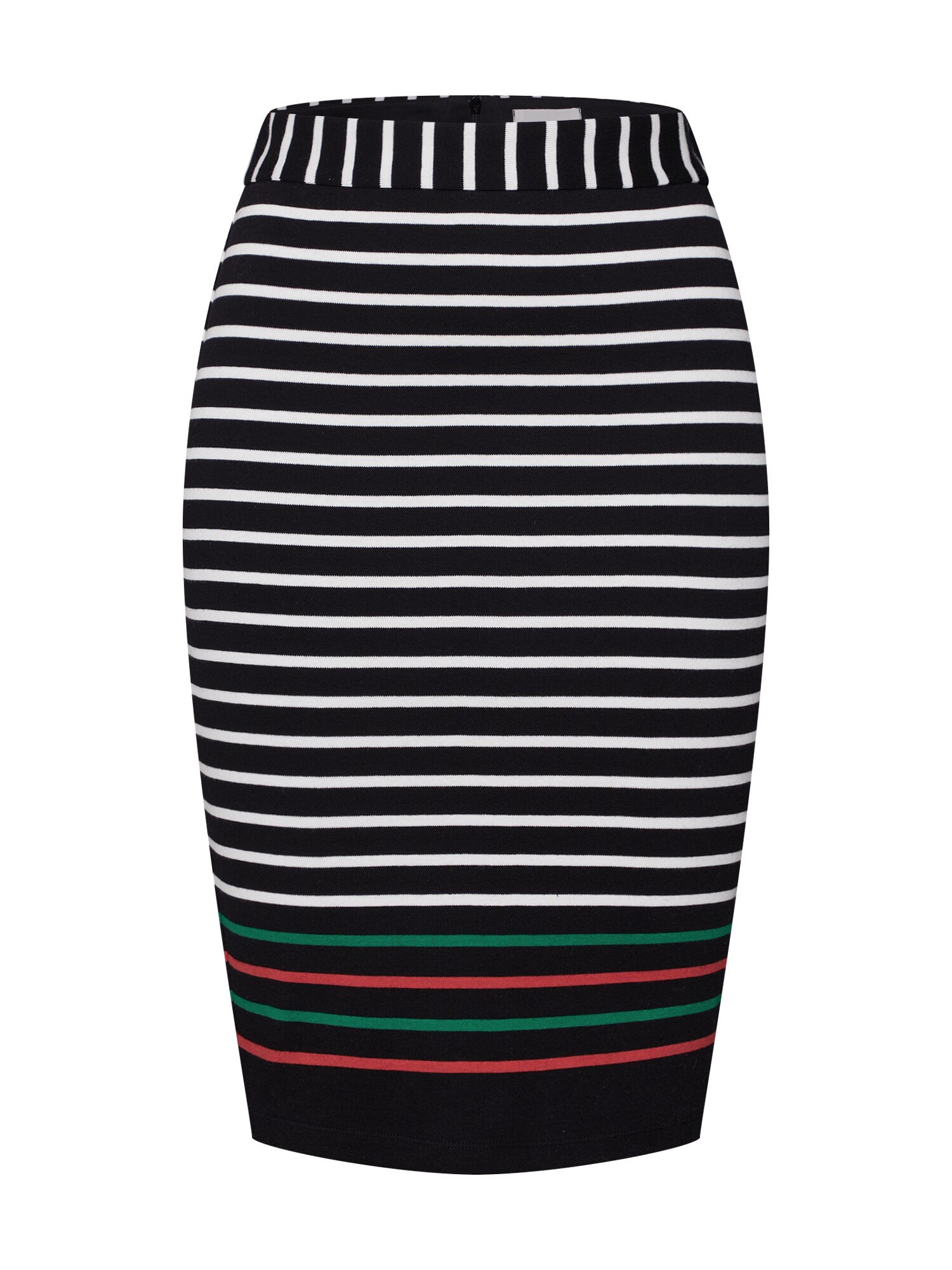Armedangels Dames Rok Agataa Contrast Stripes Zwart Wit armedangels kopen in de aanbieding