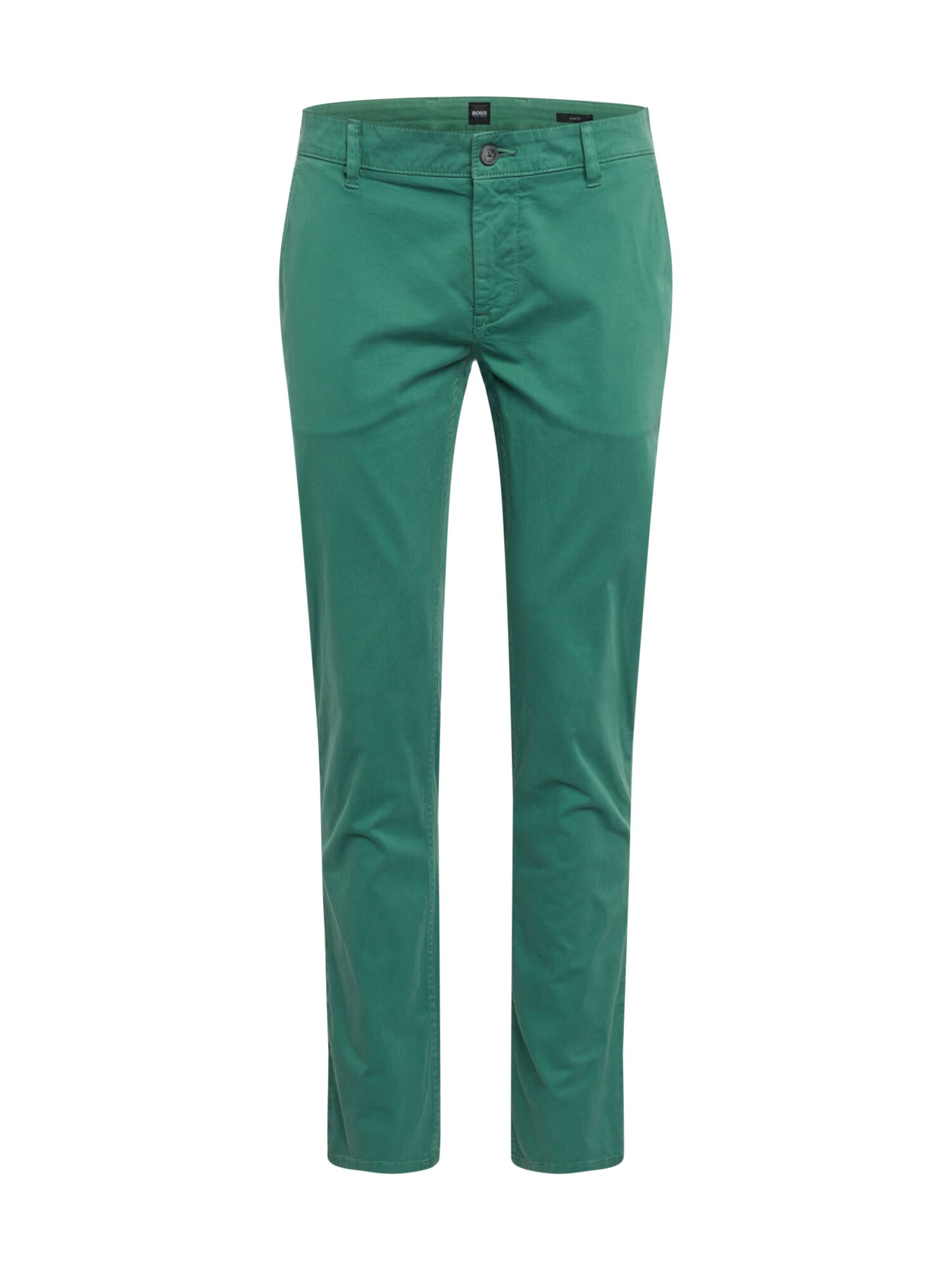 BOSS Chino stiliaus kelnės 'Schino-Slim D'  žalia