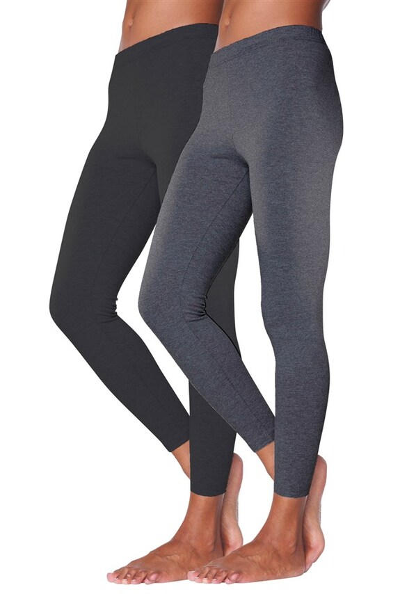 VIVANCE, Leggings, szürke & fekete, 3 kép a 3 közül