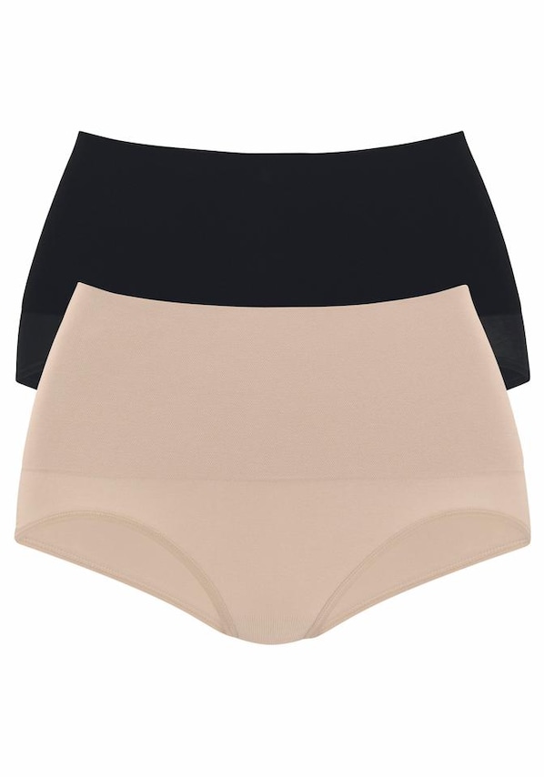 PETITE FLEUR, Alakformáló body, bézs & fekete, 3 kép a 5 közül