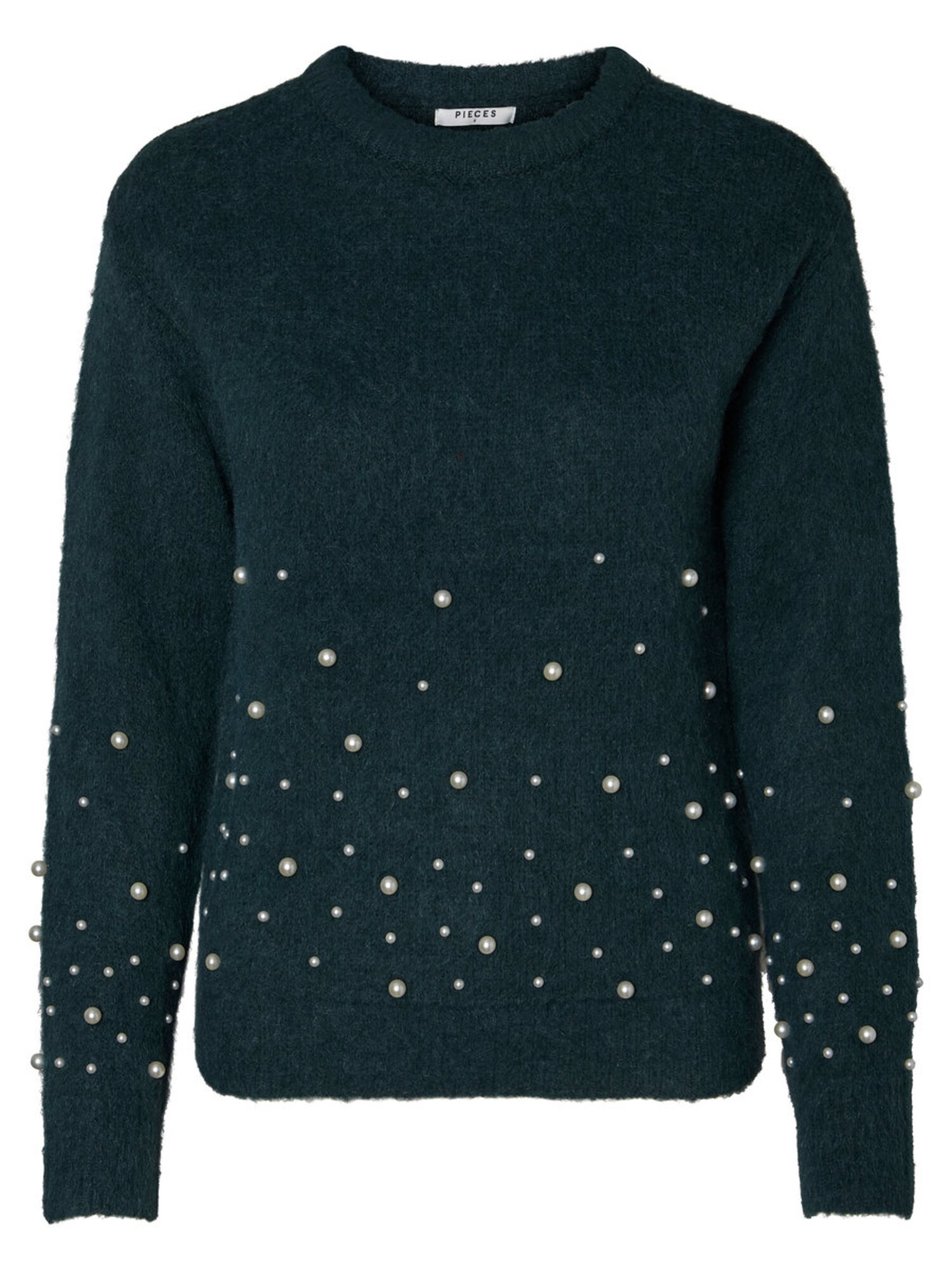 Pieces Dames Trui Smaragd pieces kopen in de aanbieding