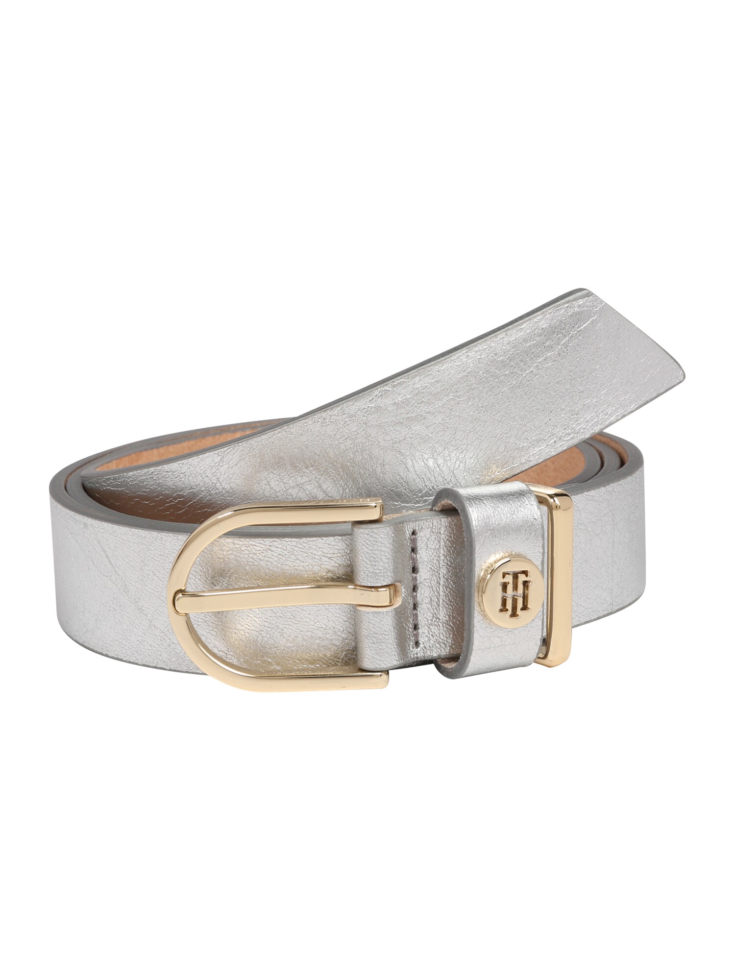 TOMMY HILFIGER Diržas 'Classic 2.5'  auksas / sidabrinė