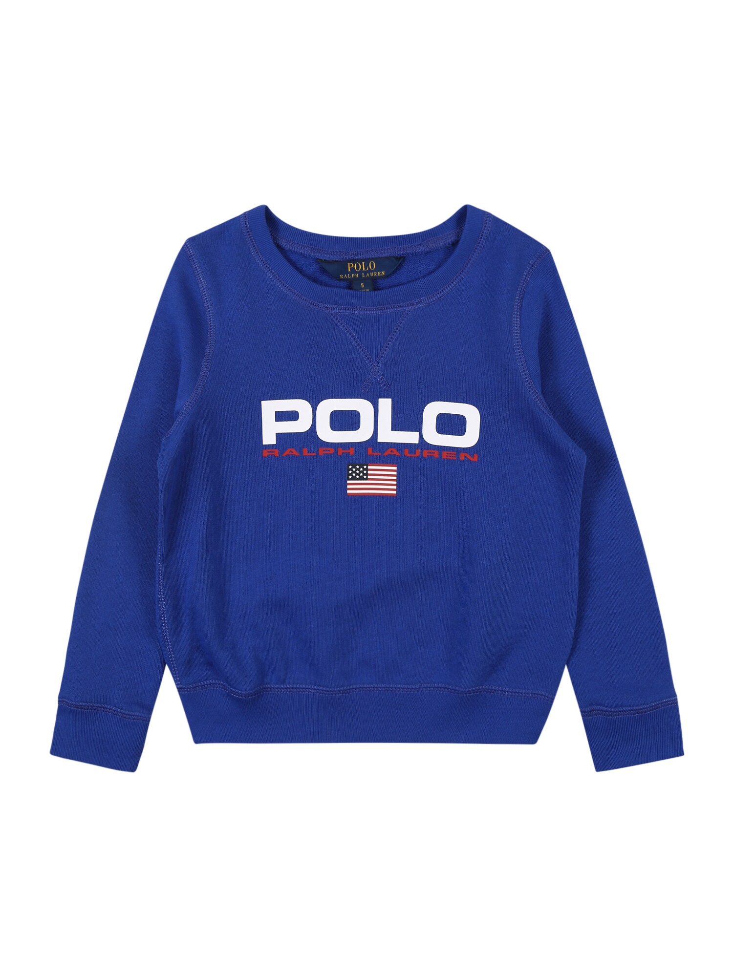 POLO RALPH LAUREN Megztinis be užsegimo 'GRAPH'  sodri mėlyna („karališka“) / balta / raudona / nakties mėlyna
