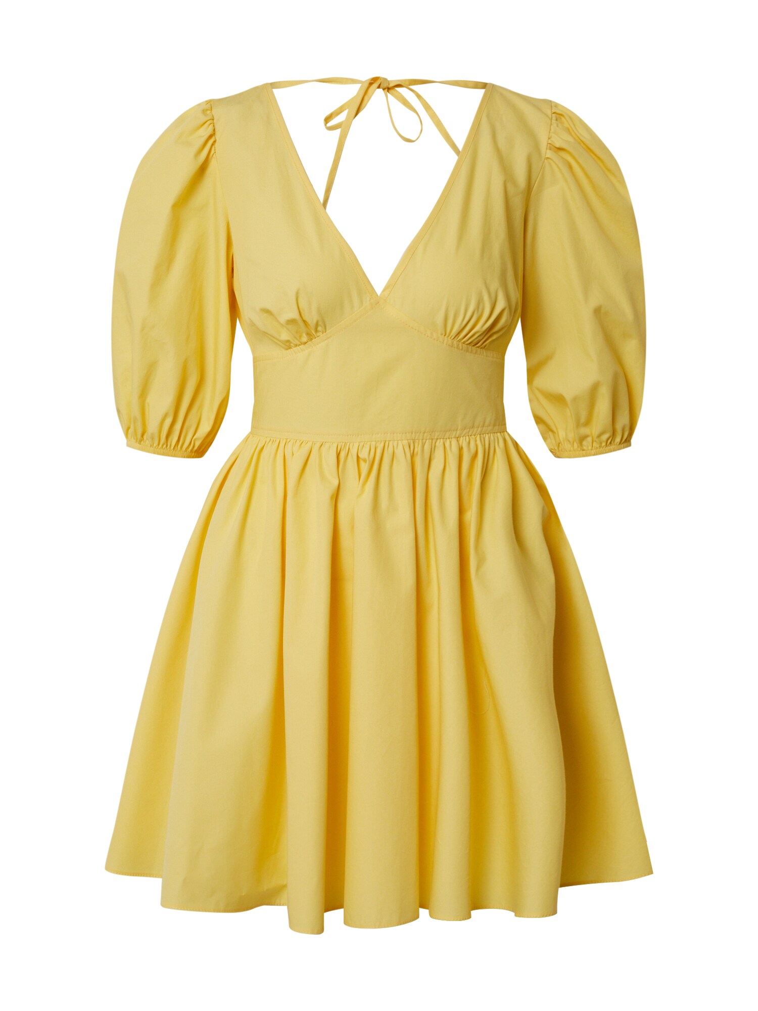 Miss Selfridge Suknelė 'YLW FNF POPLIN DRESS'  geltona