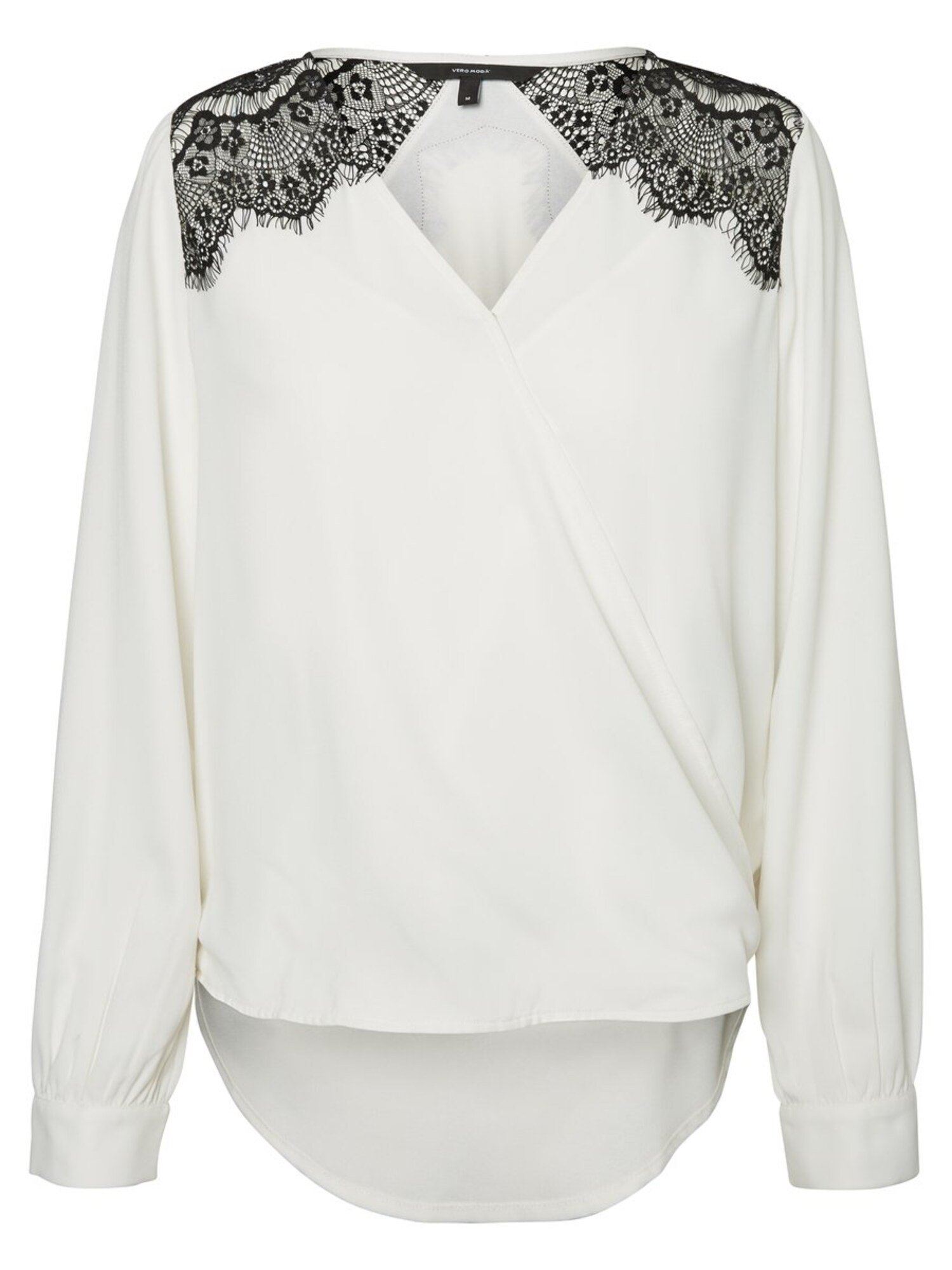 Vero Moda Dames Top Zwart Wit vero moda kopen in de aanbieding