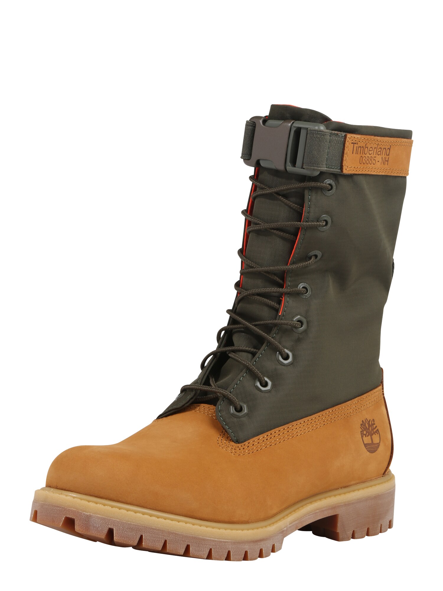 Timberland Heren Veterboots Gaiter Camel Basaltgrijs timberland kopen in de aanbieding