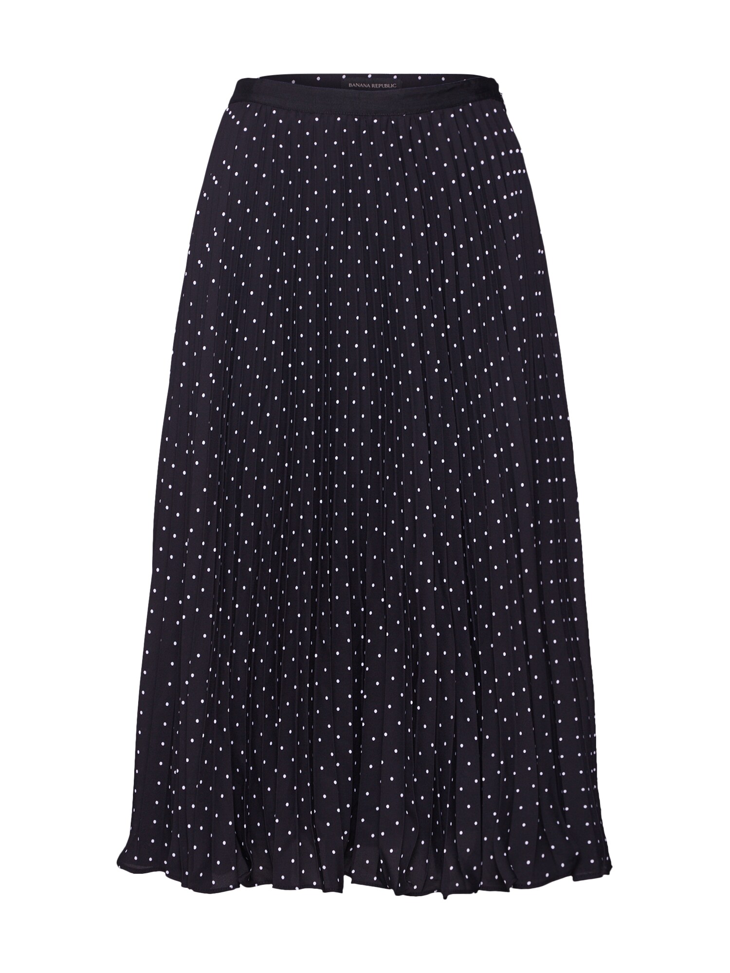 Banana Republic Dames Rok Pin Dot Pleated Skirt Zwart banana republic kopen in de aanbieding