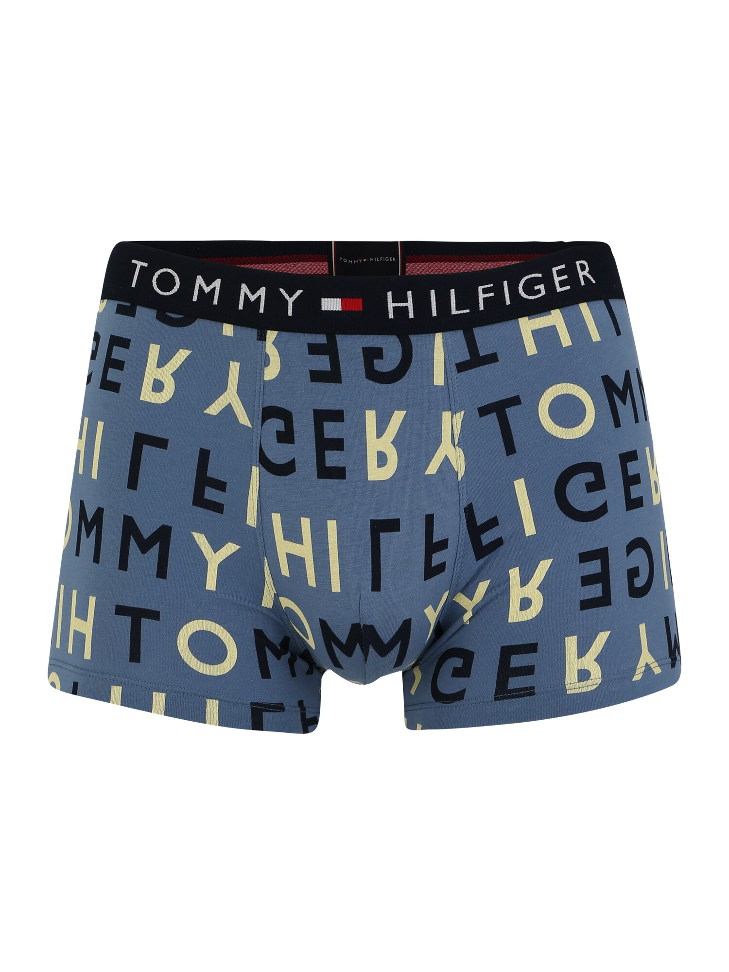 Tommy Hilfiger Underwear Heren Boxershorts Trunk Duifblauw Pasteelgeel Zwart tommy hilfiger underwear kopen in de aanbieding