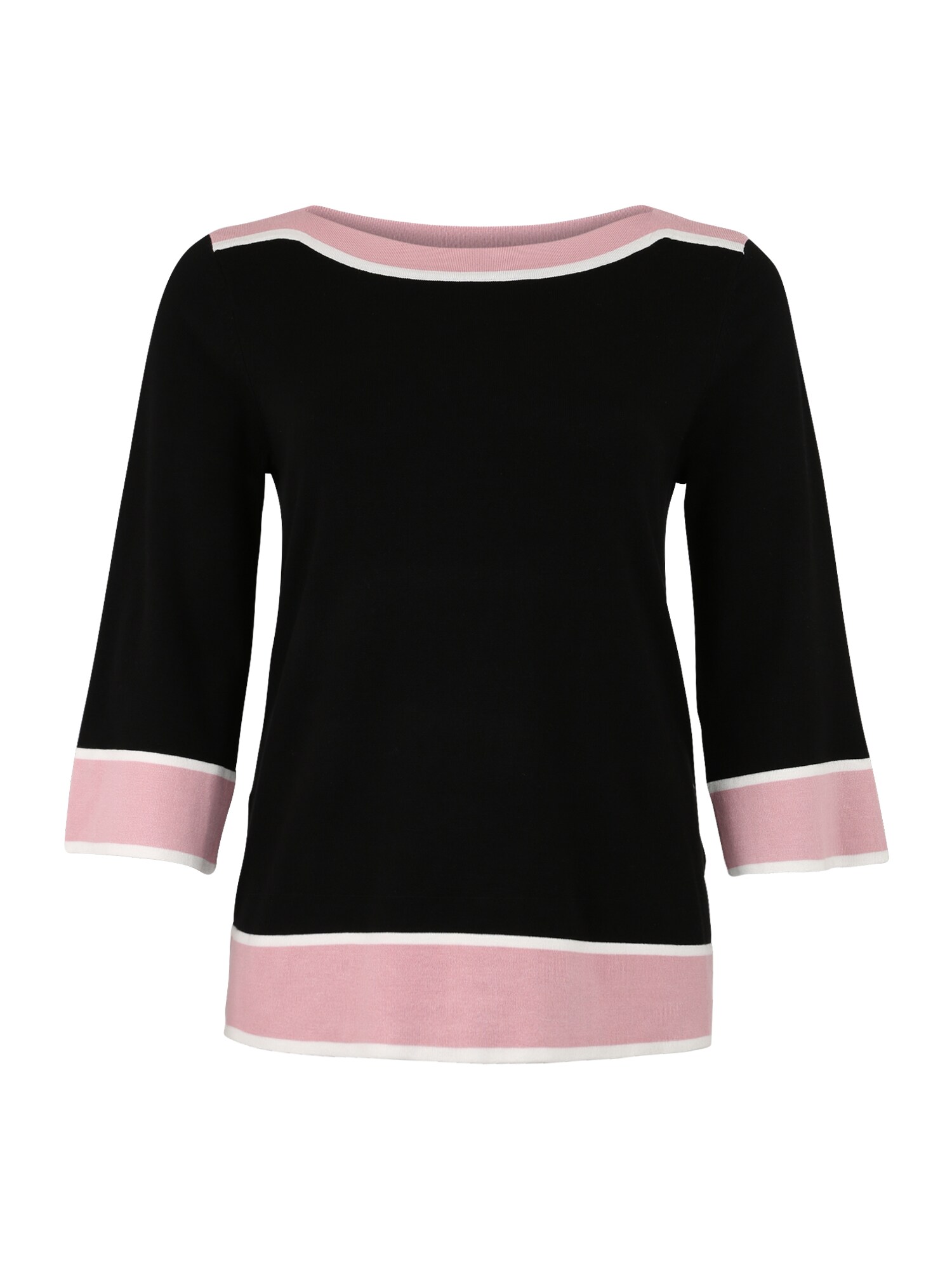 Anna Field Curvy Dames Trui Rosa Zwart Wit anna field curvy kopen in de aanbieding