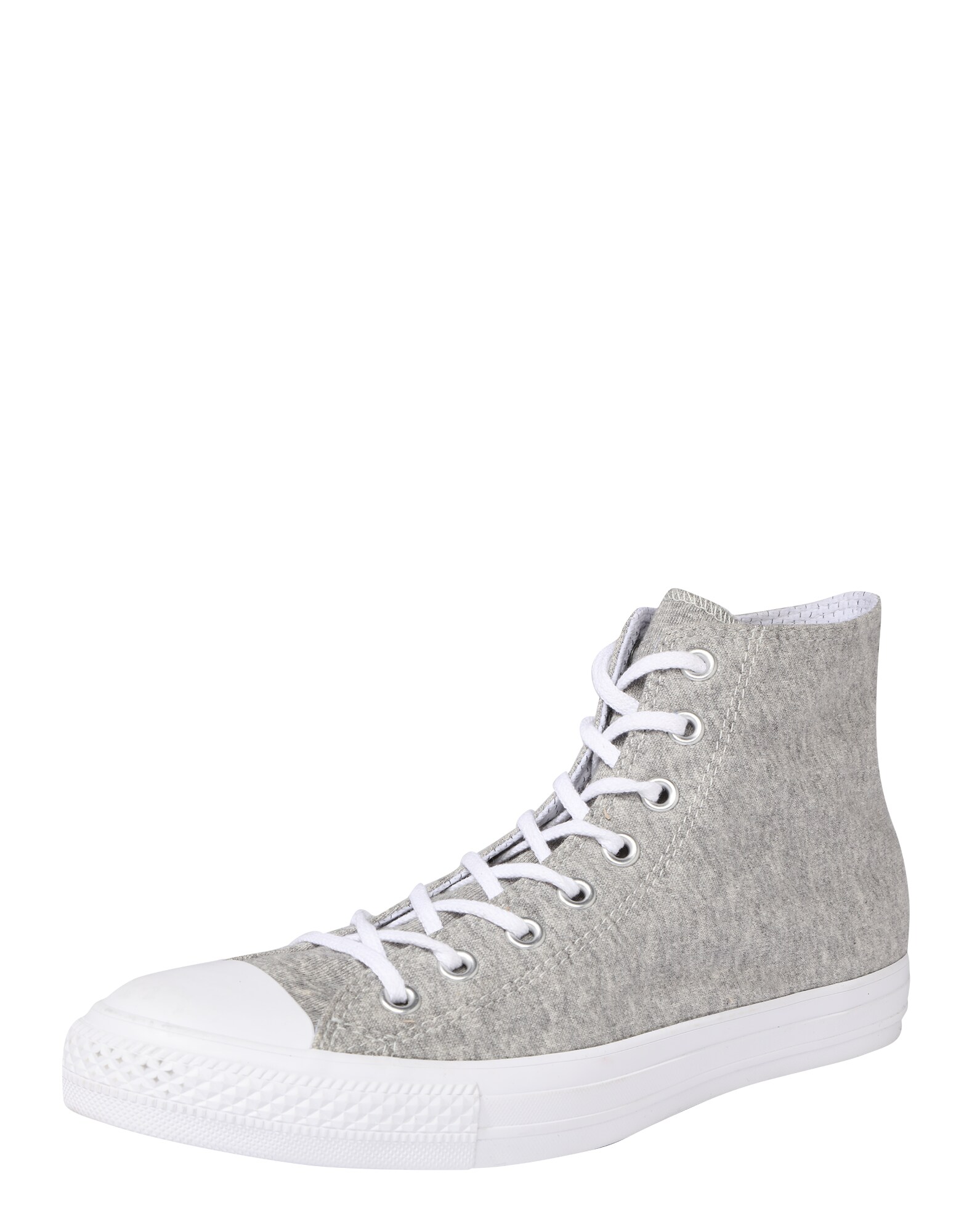 Converse Heren Sneakers Hoog Chuck Taylor All Star Hi Grijs Gemeleerd Wit converse kopen in de aanbieding