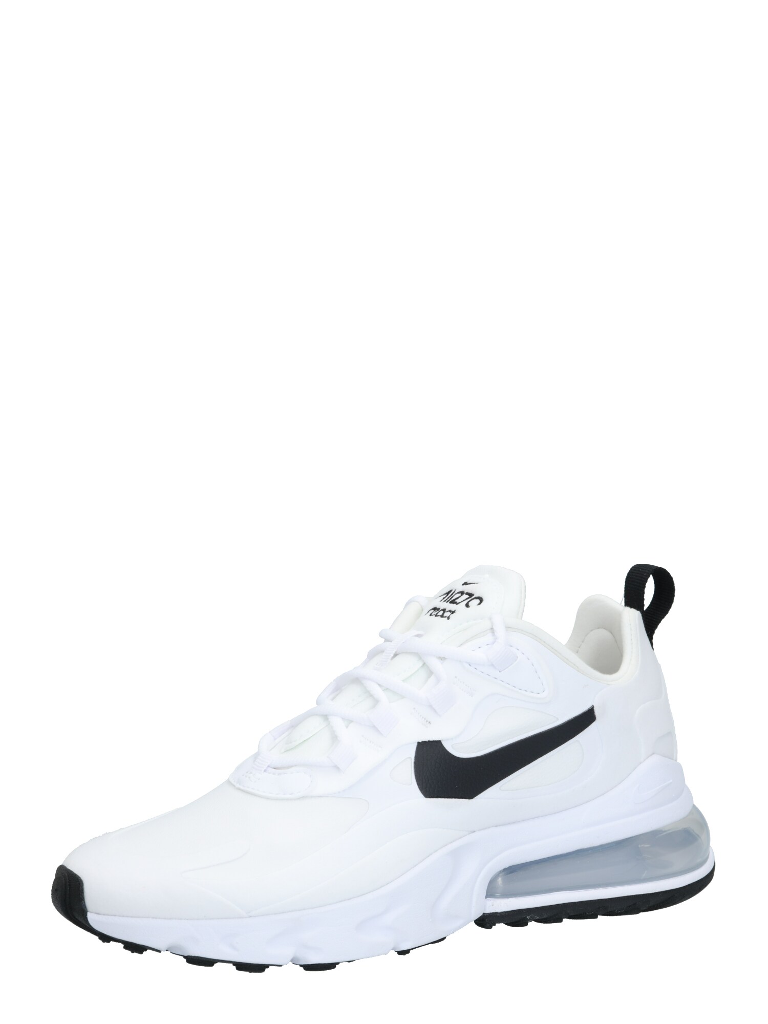 Nike Sportswear Sportbačiai be auliuko 'Nike Air Max 270 React'  juoda / sidabrinė / balta