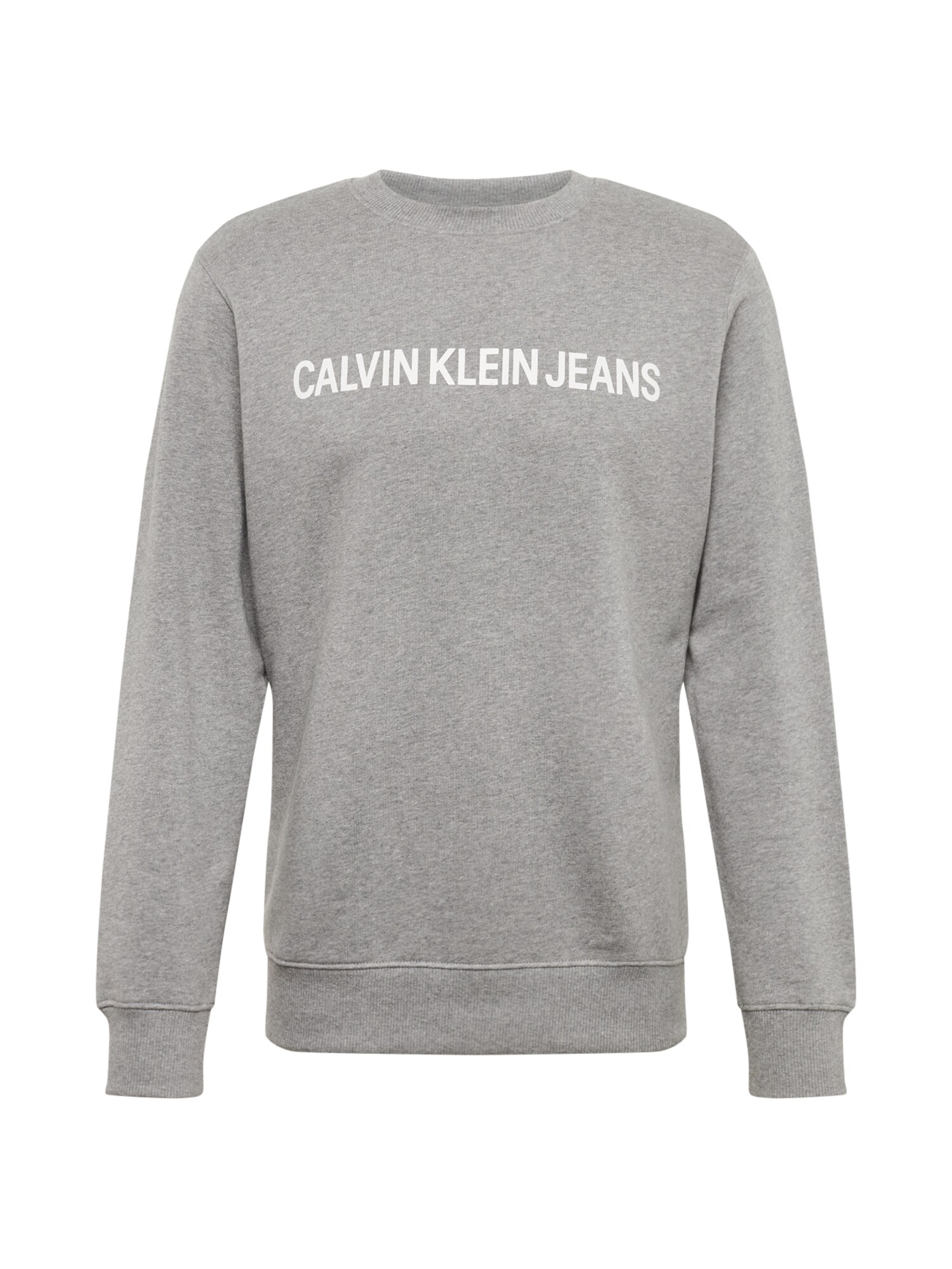 Calvin Klein Jeans Megztinis be užsegimo  pilka / balta