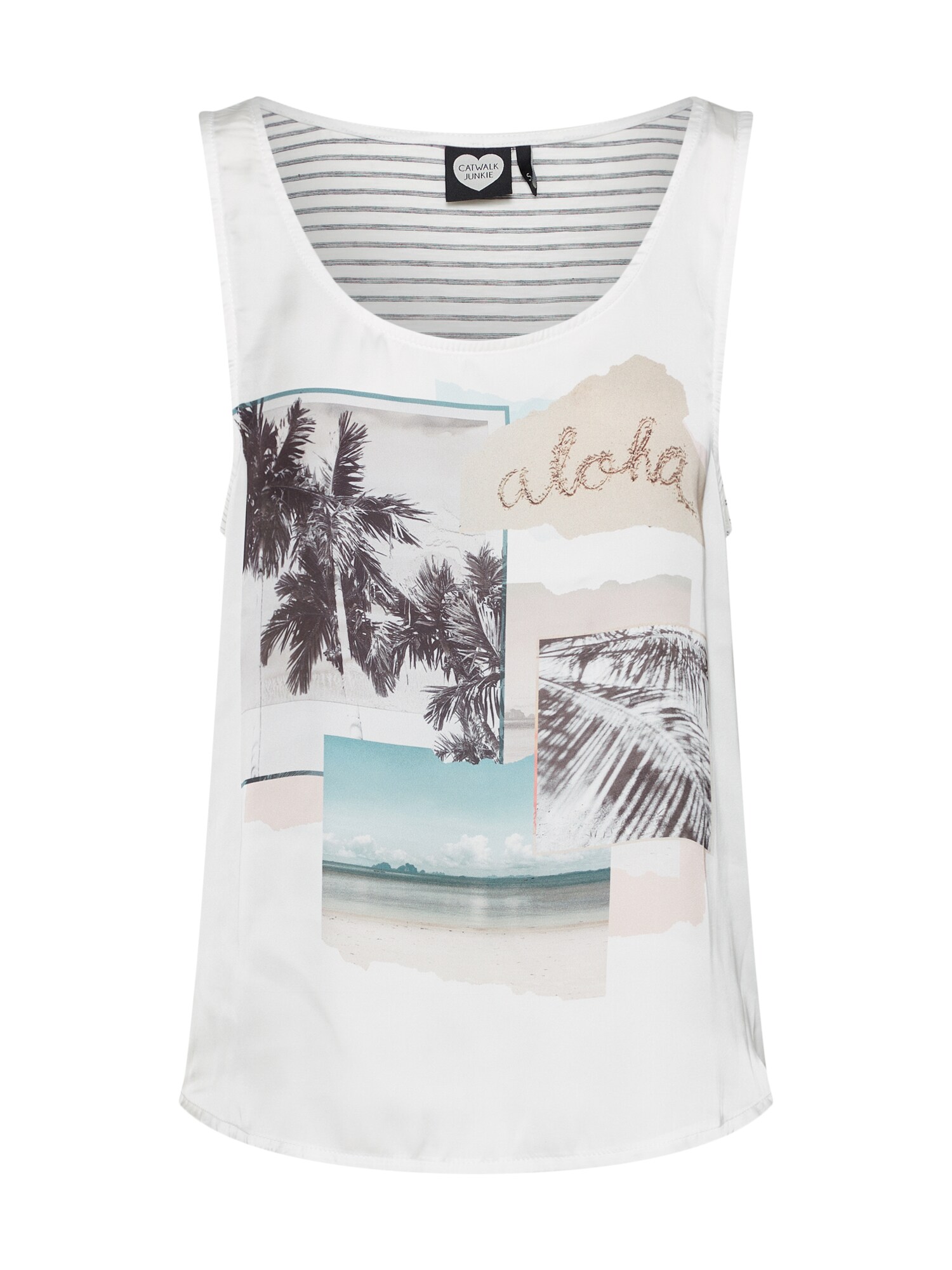 Catwalk Junkie Dames Top Summer Bay Offwhite catwalk junkie kopen in de aanbieding